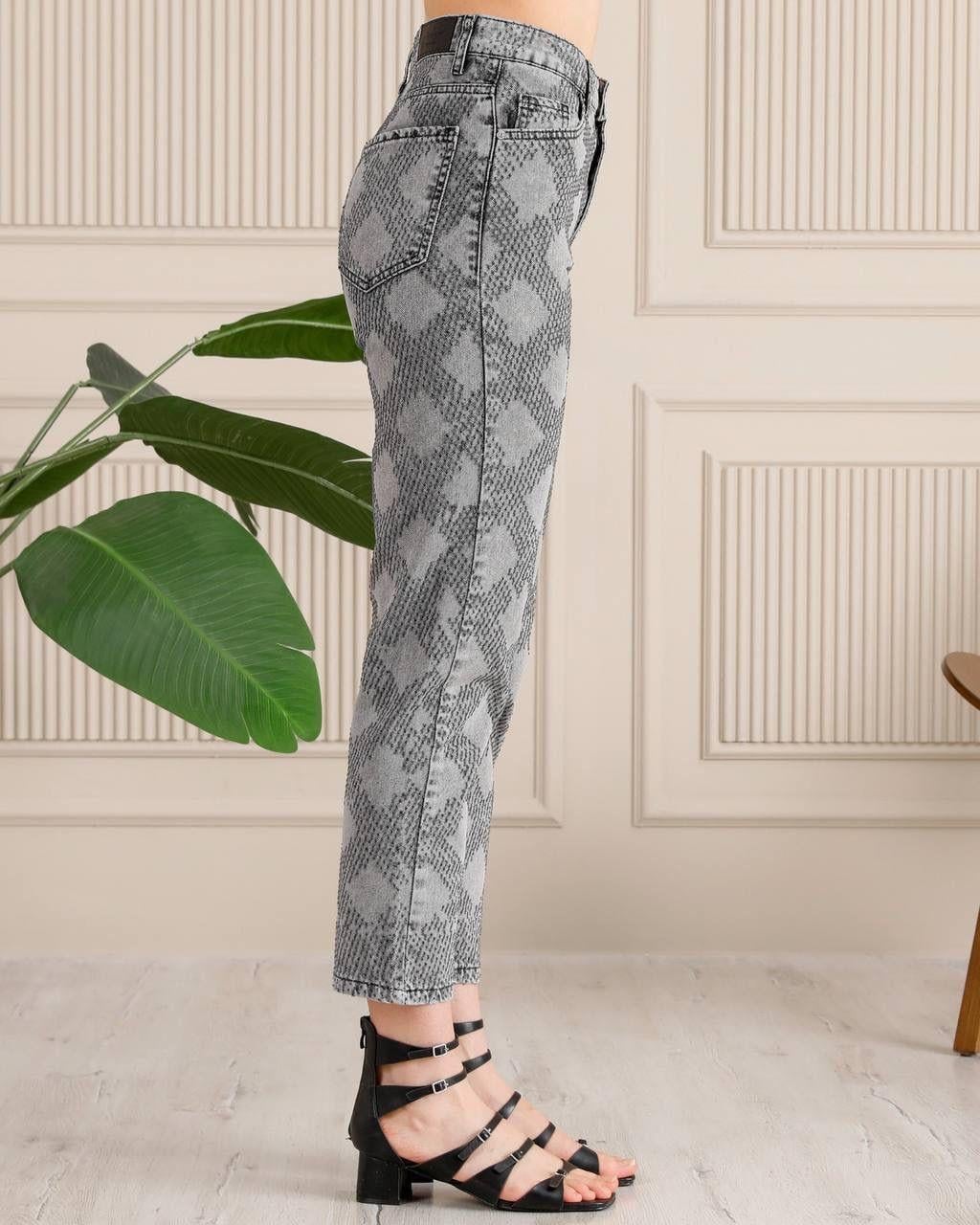 PANTOLONDesenli Mom Jeans