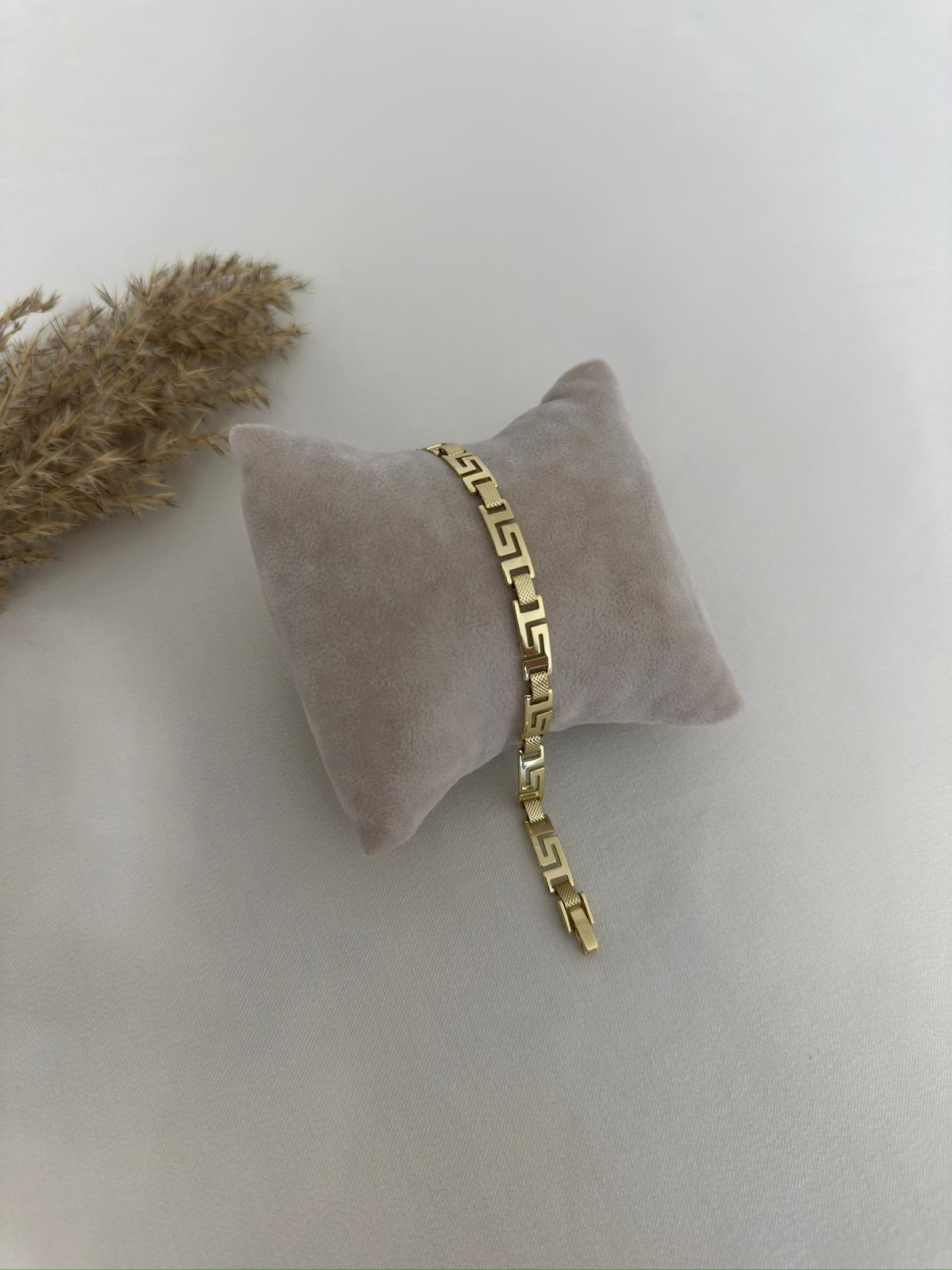 14K Labirent Bileklik