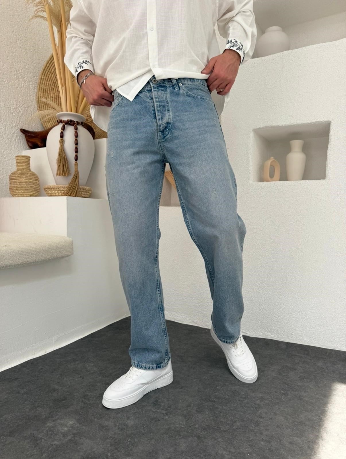 Açık Mavi Baggy