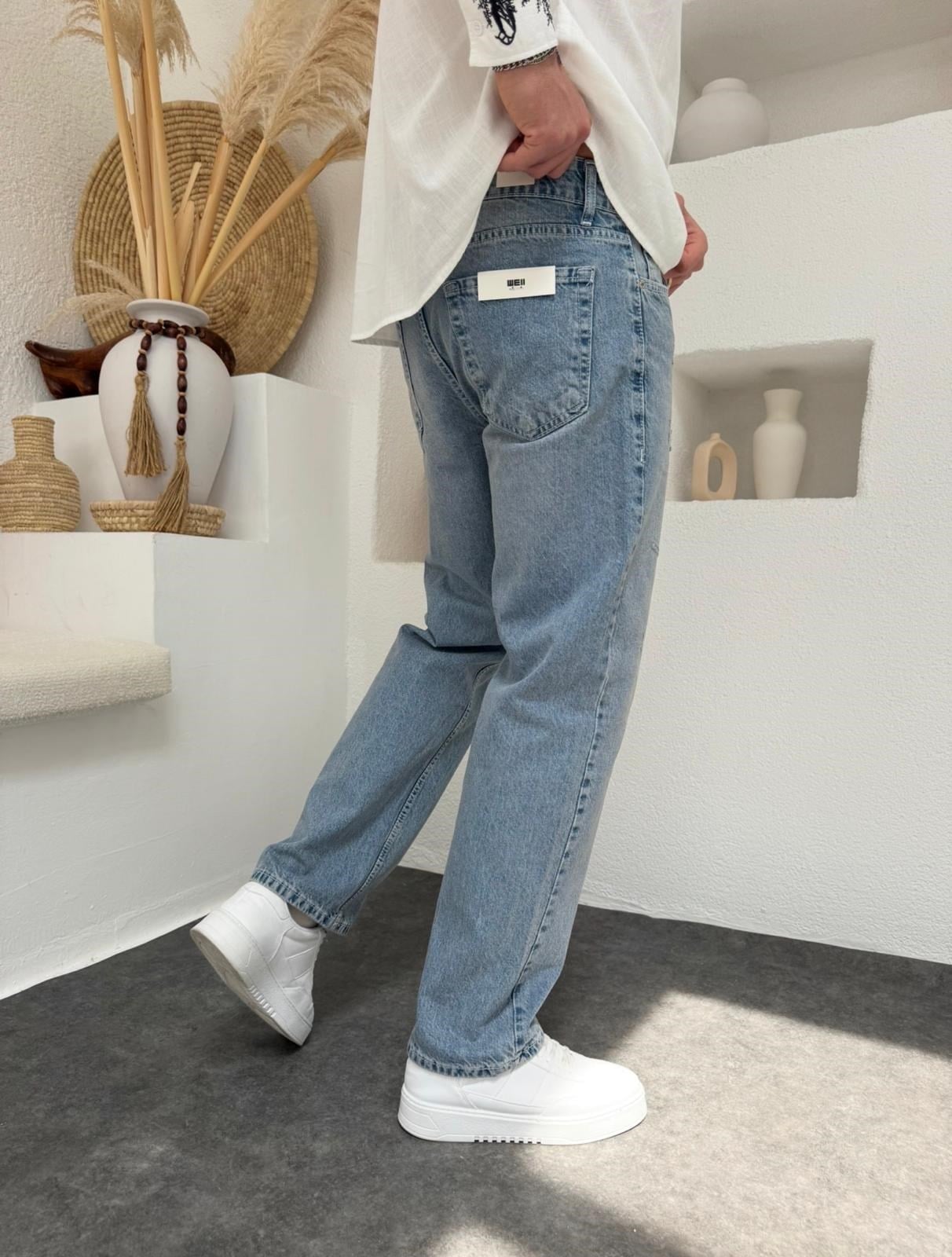 Açık Mavi Baggy