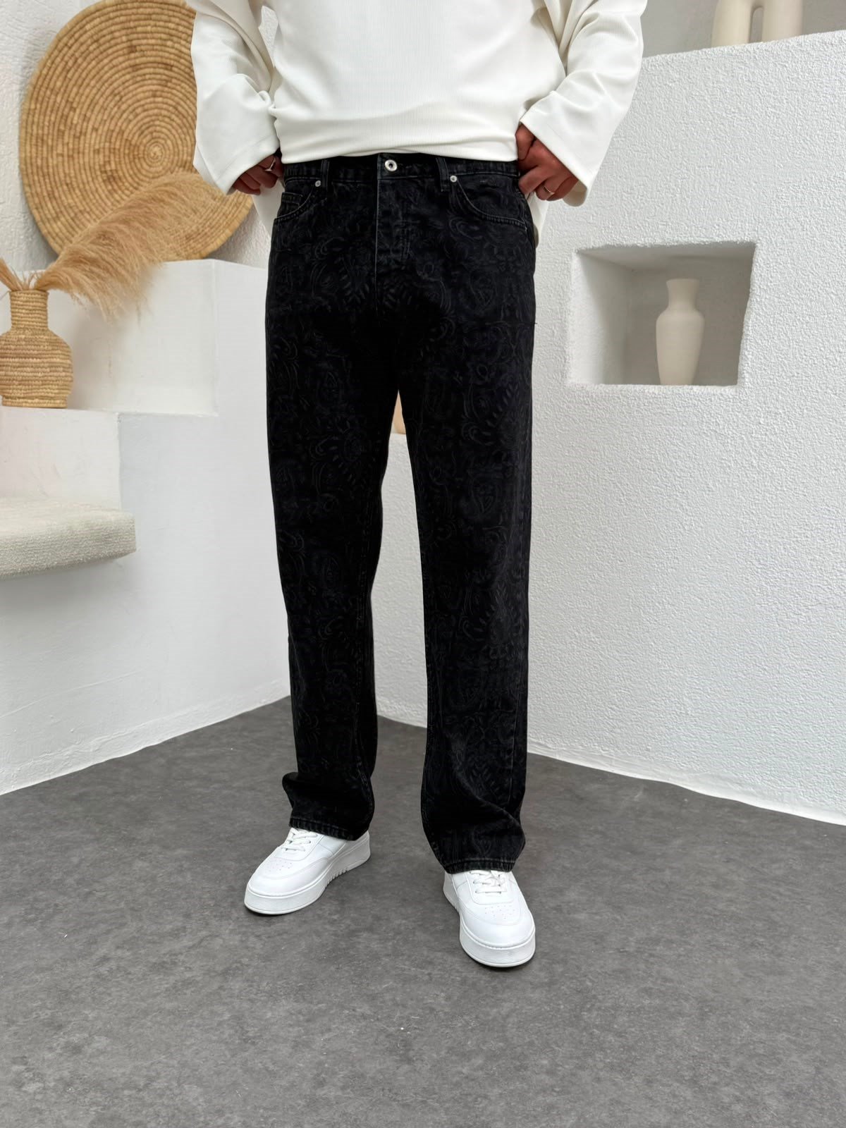 Antrasit Tasarım Baggy Jean