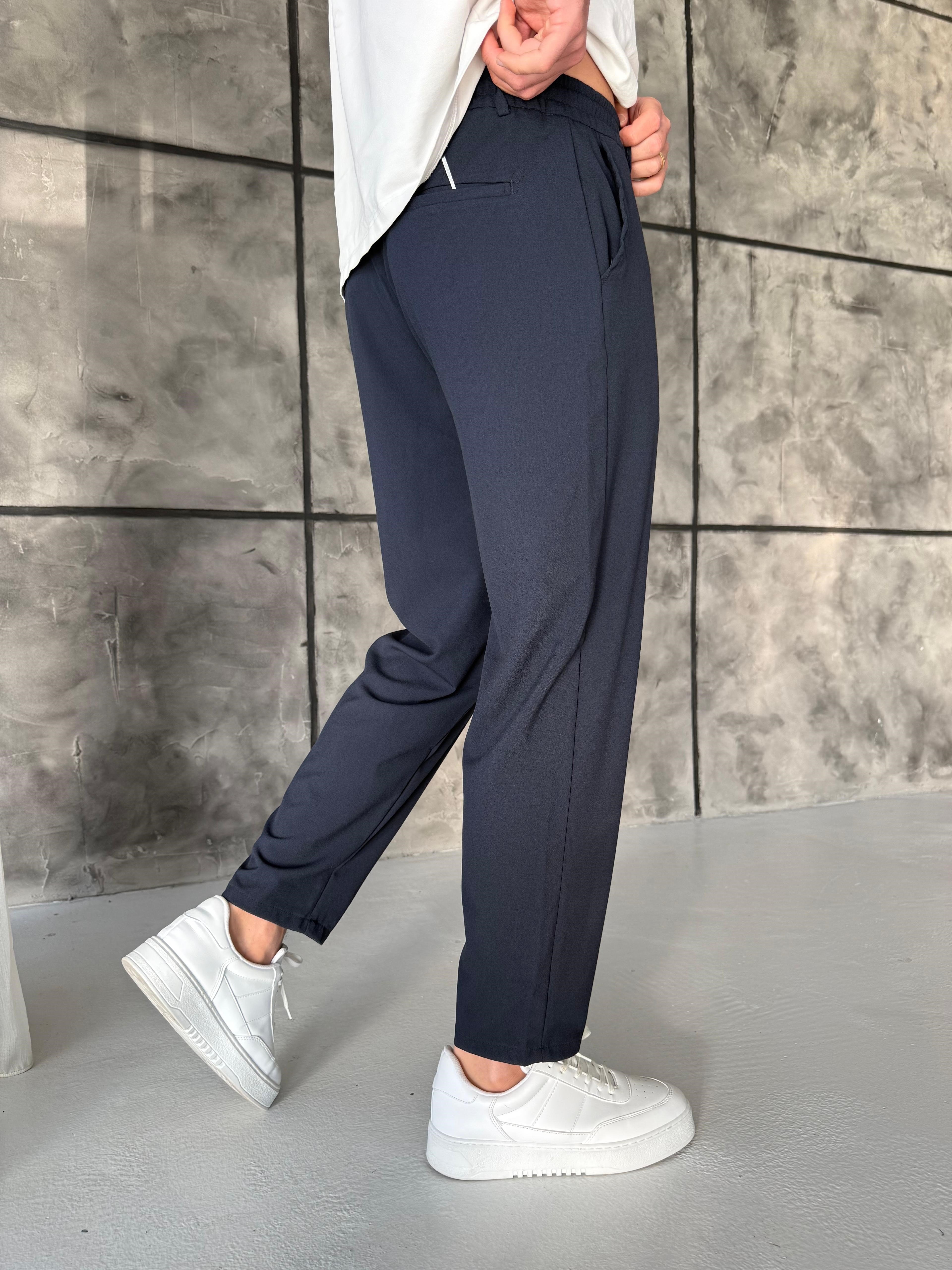 Boyfriend Jogger Pantolon Lacivert