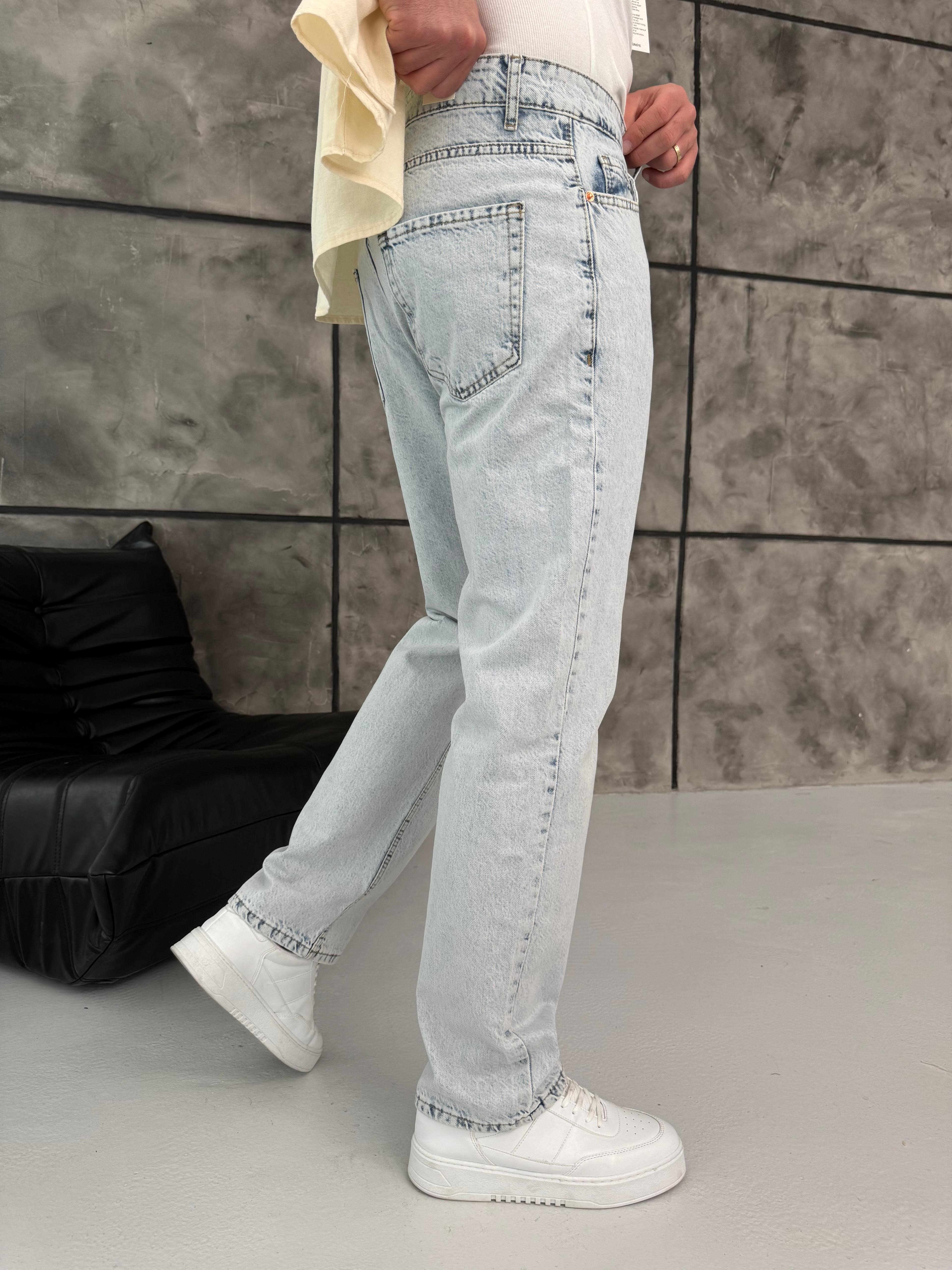 Buz Mavi Baggy Jean