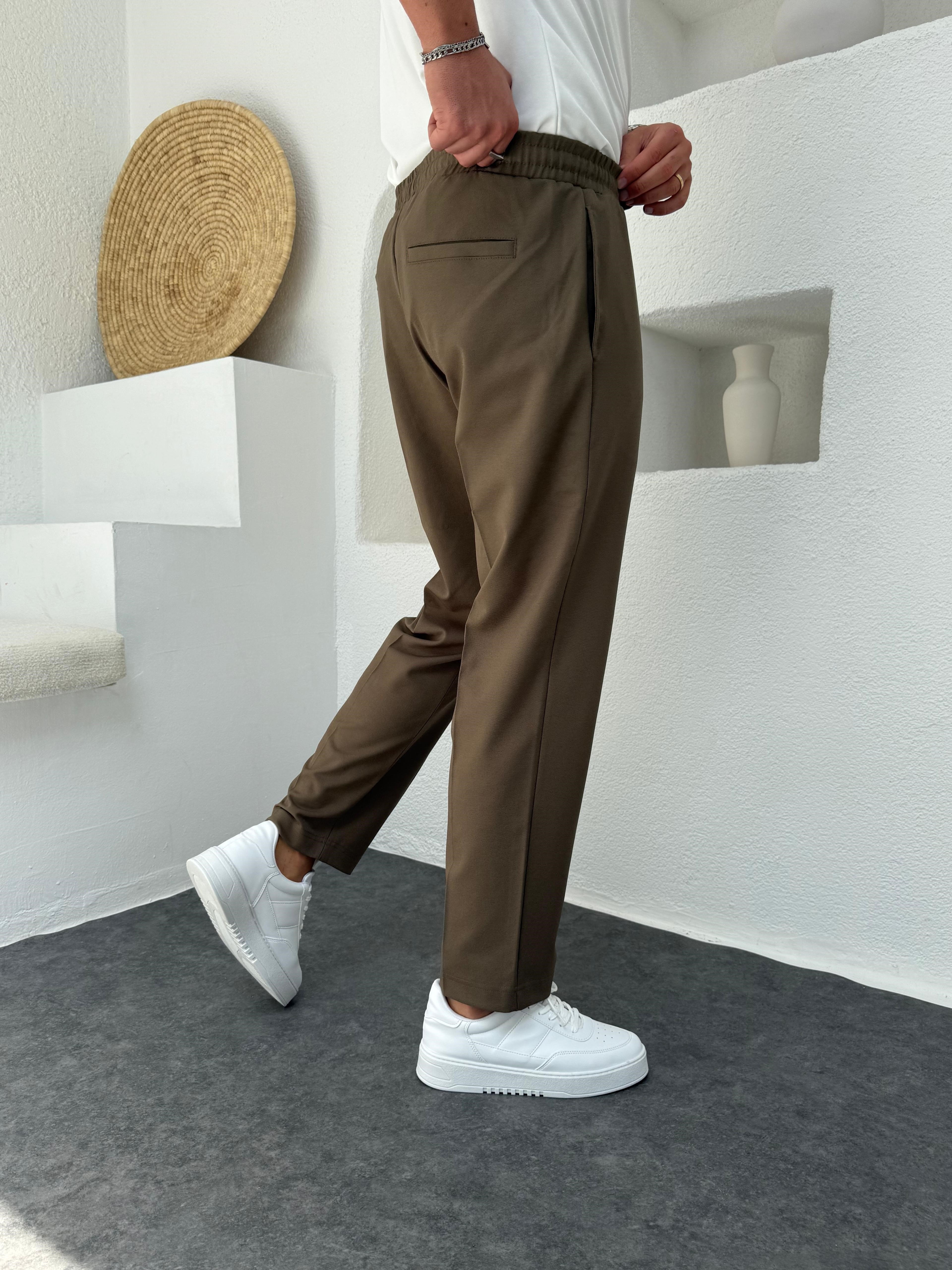 Haki Regular Fit Jogger Pantolon