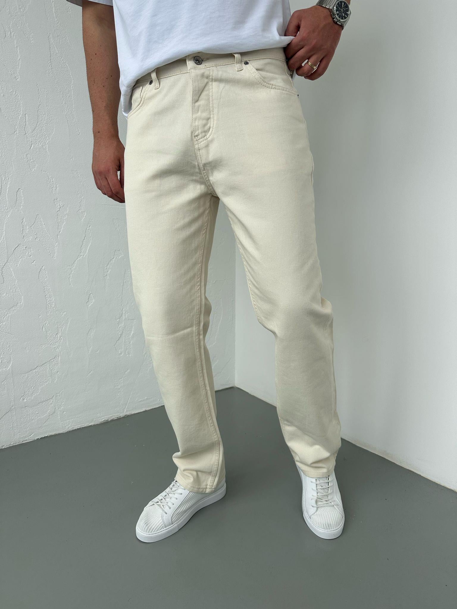 Krem Baggy Jean