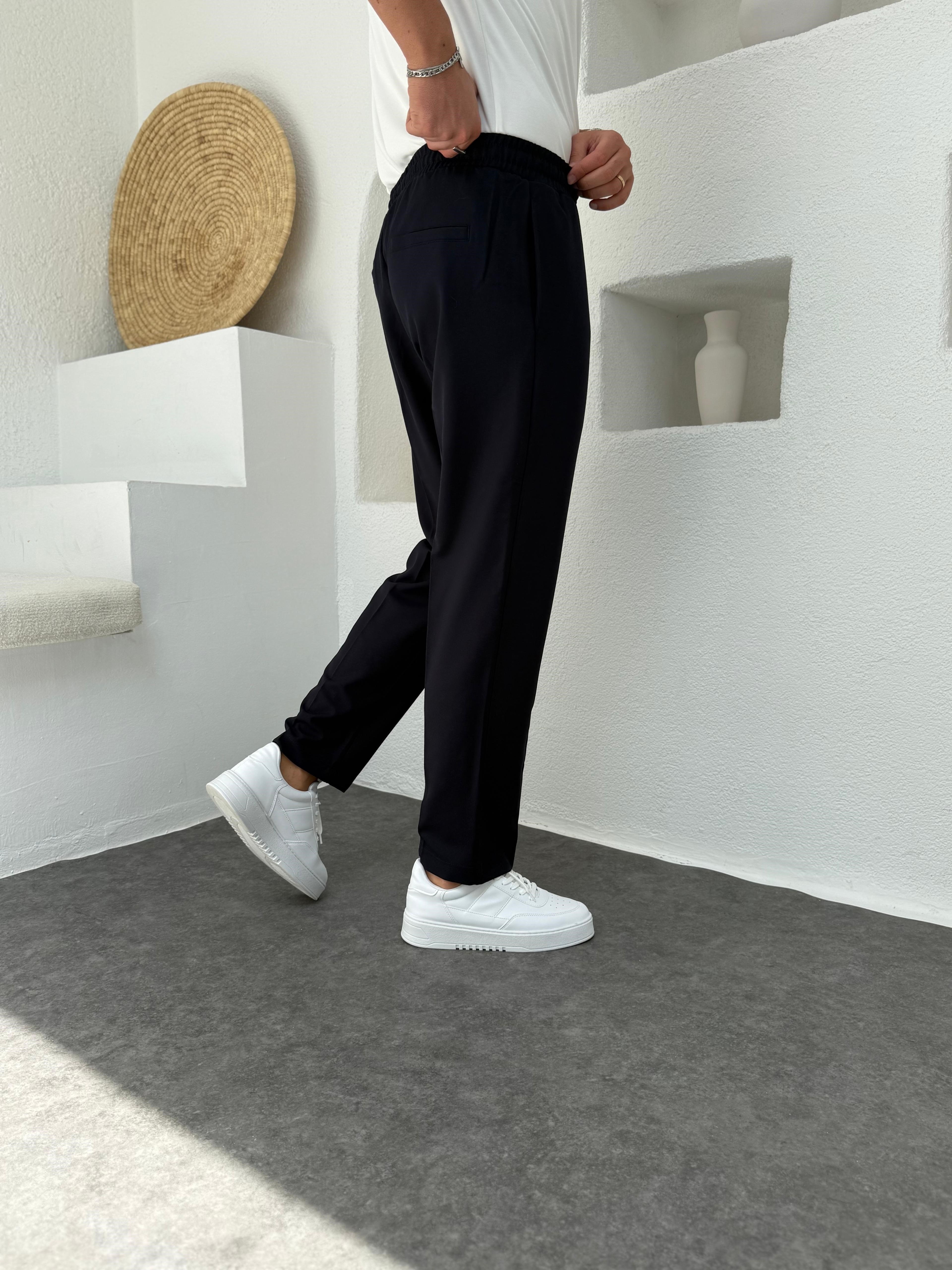 Lacivert Regular Fit Jogger Pantolon