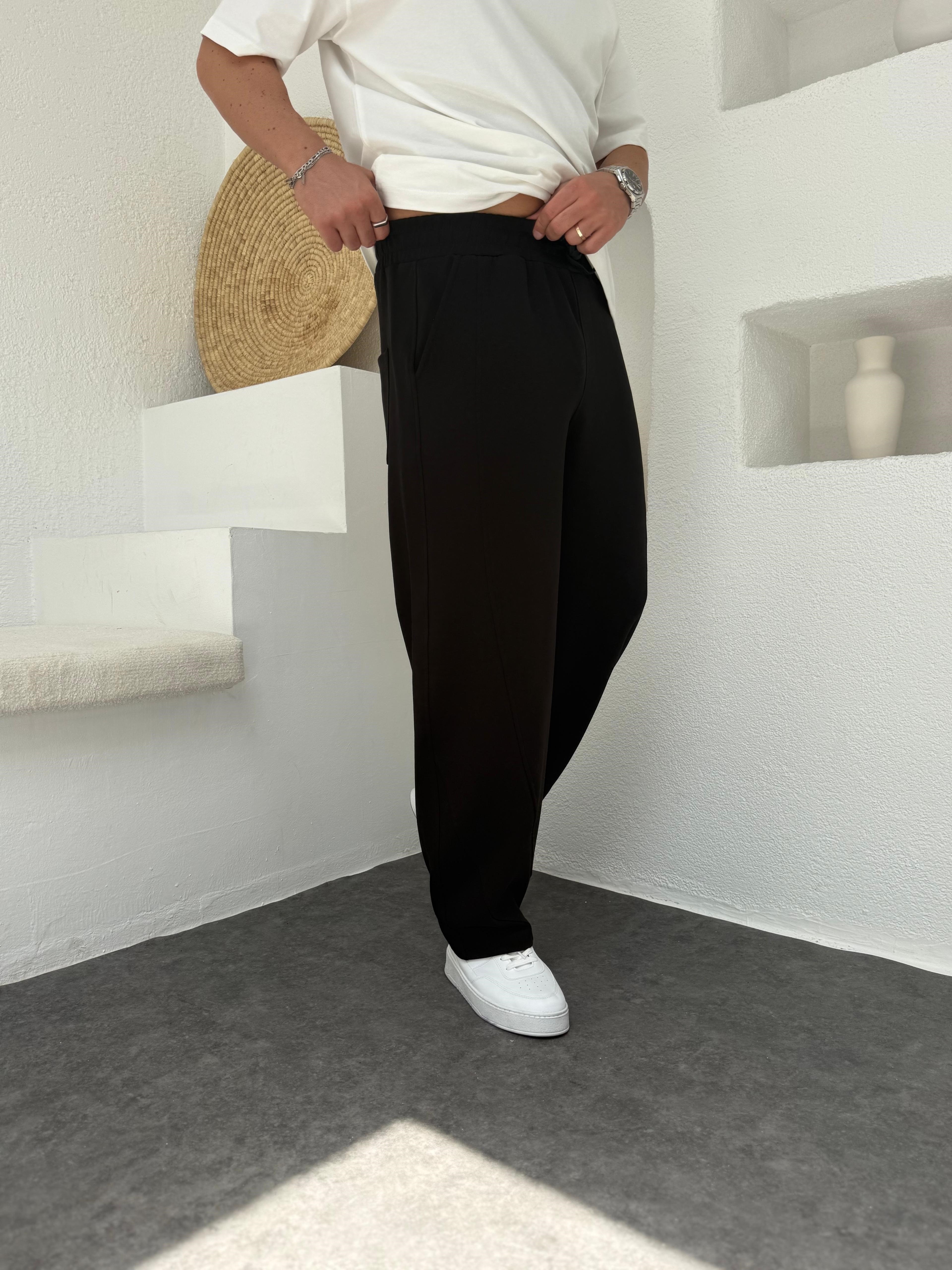 Siyah Double Face Eşofman