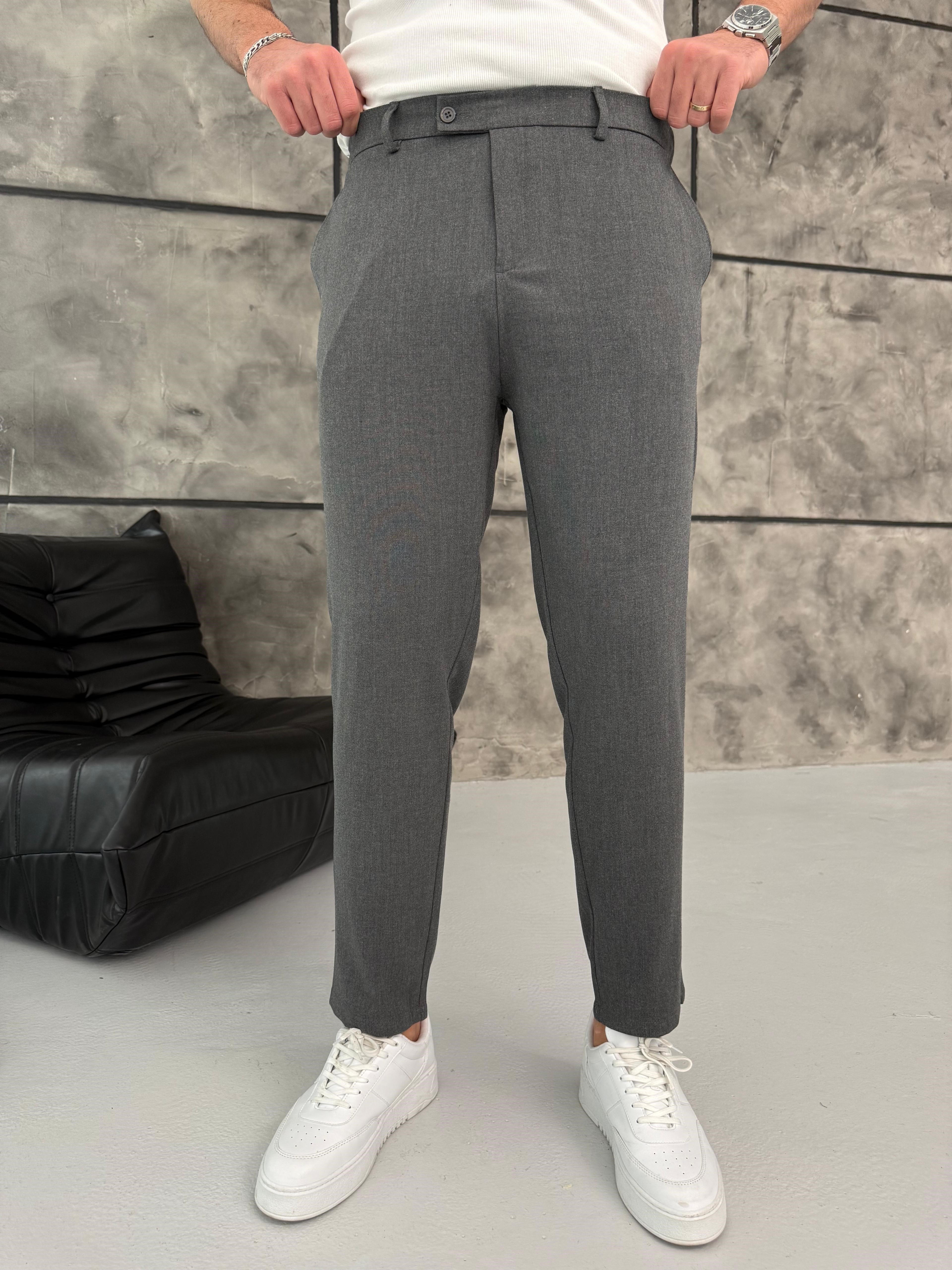 Slimfit Kumaş Pantolon Antrasit