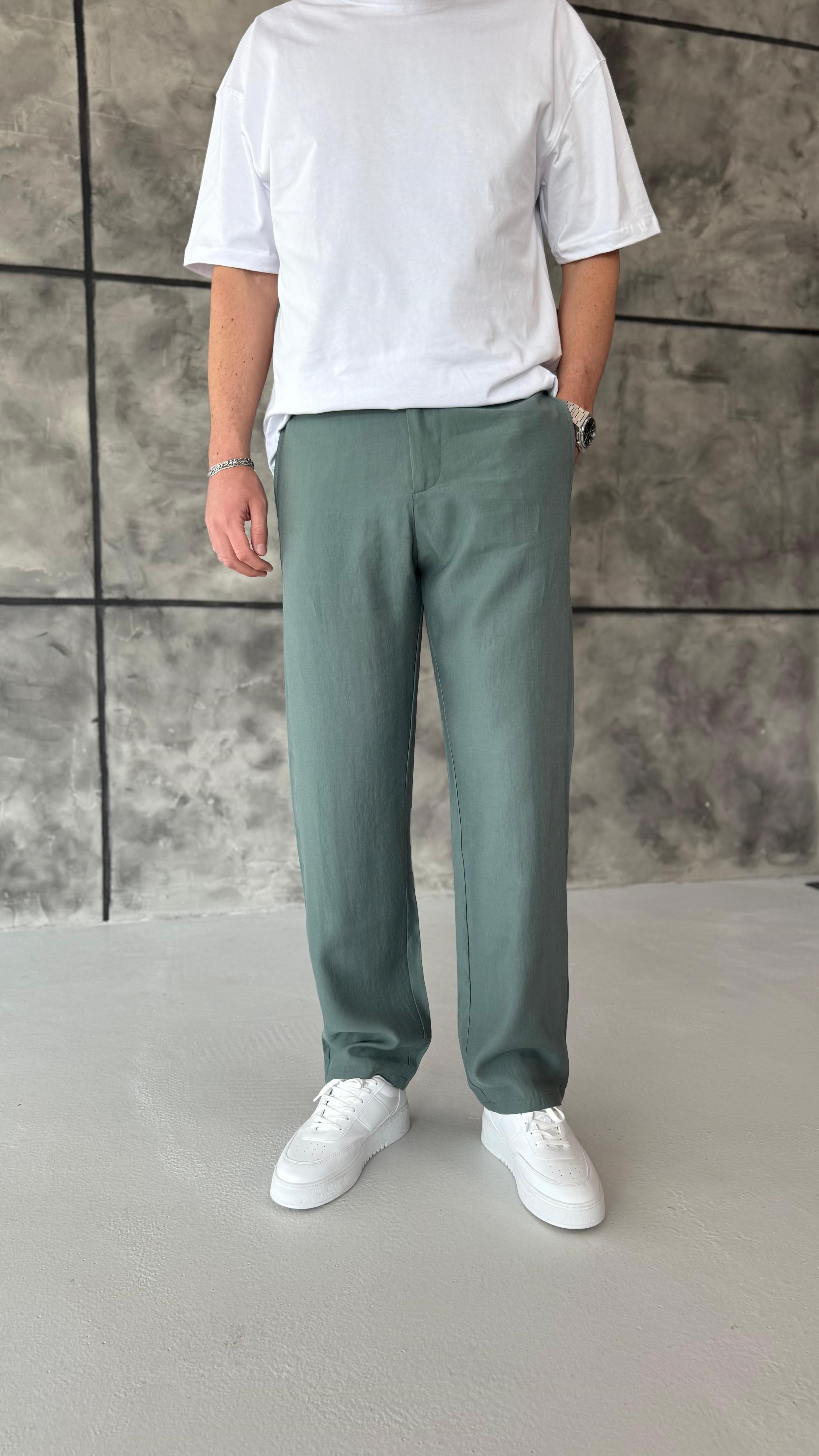 Yeşil Tensel Pantolon