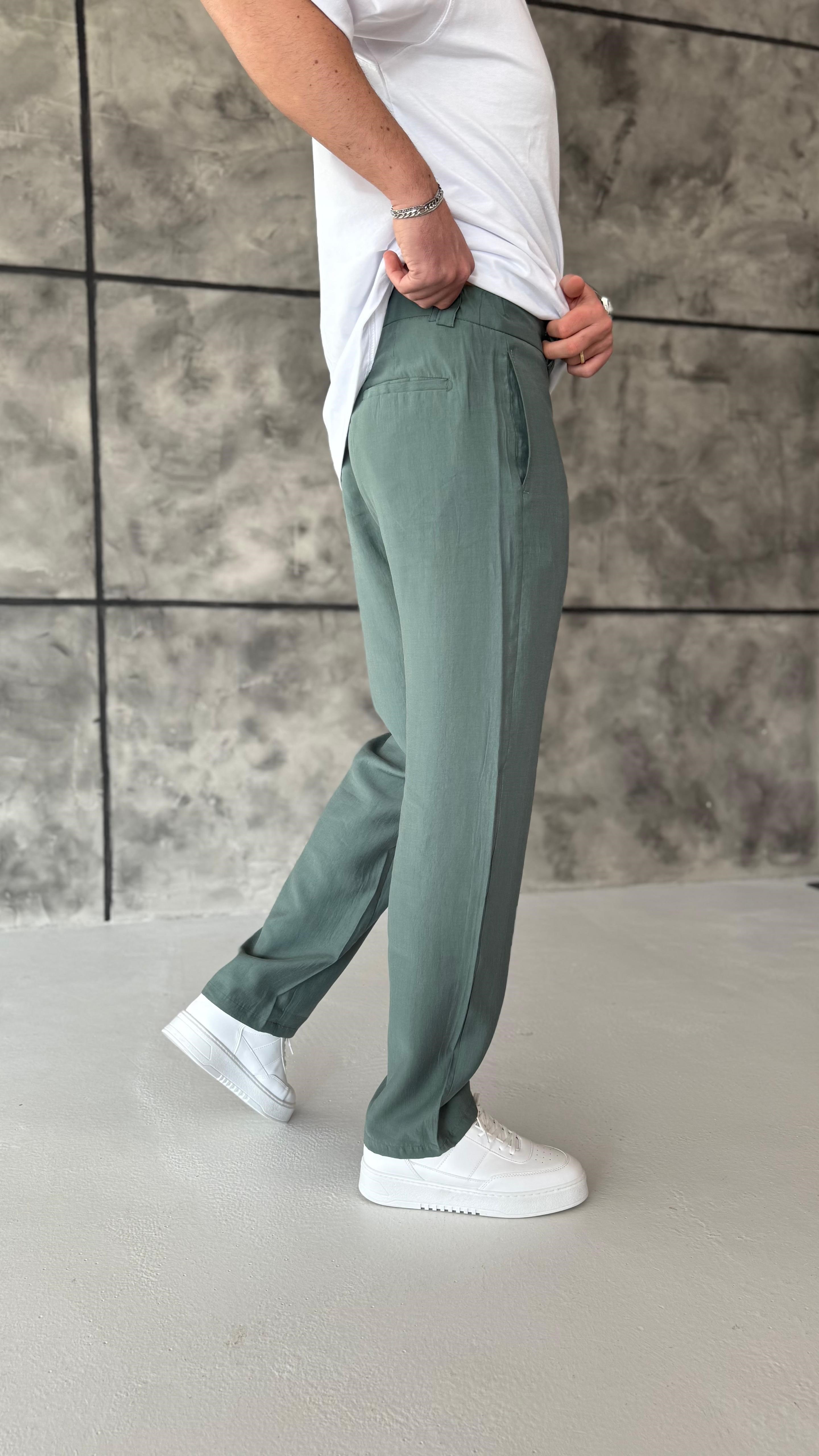 Yeşil Tensel Pantolon