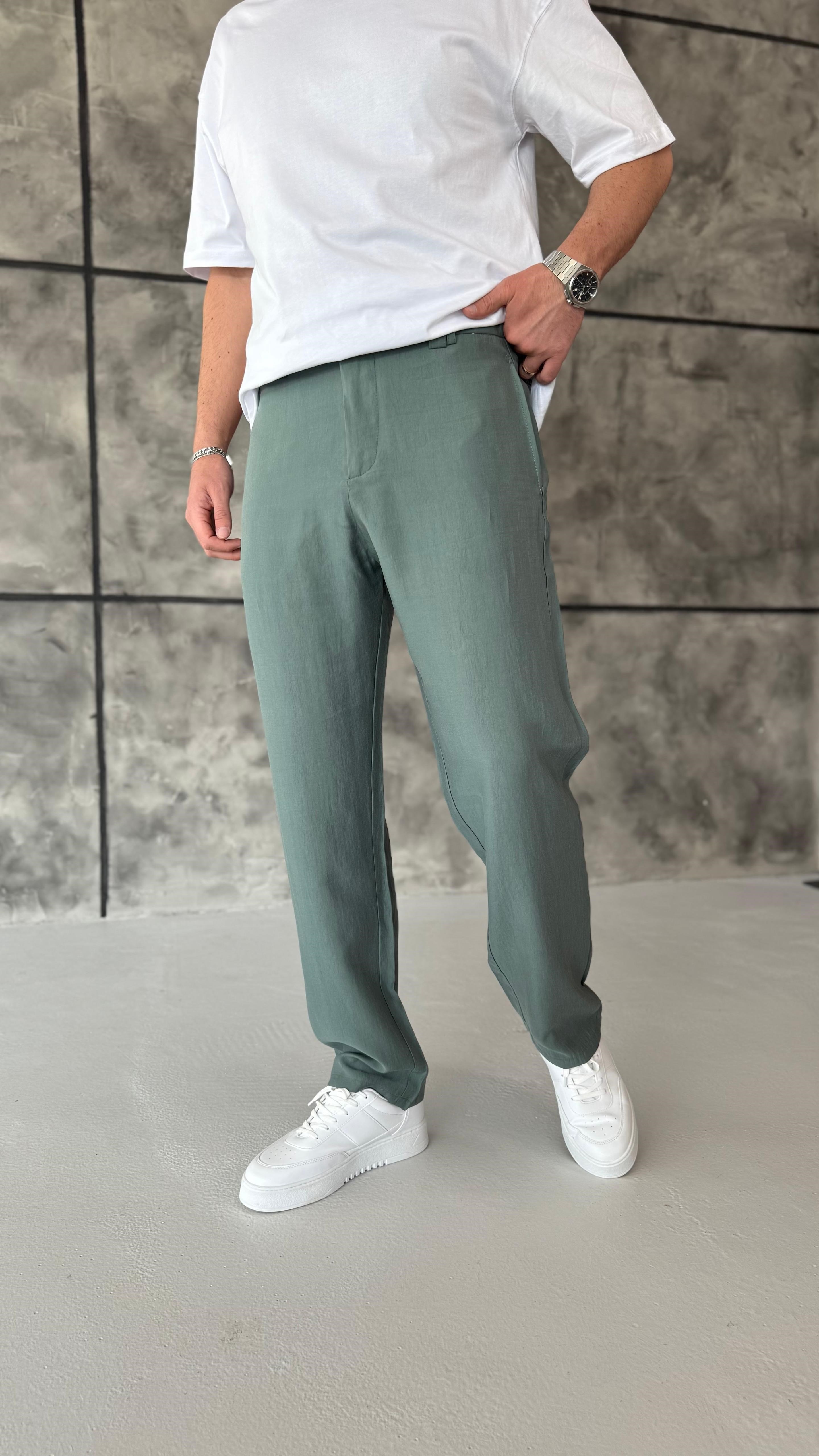 Yeşil Tensel Pantolon