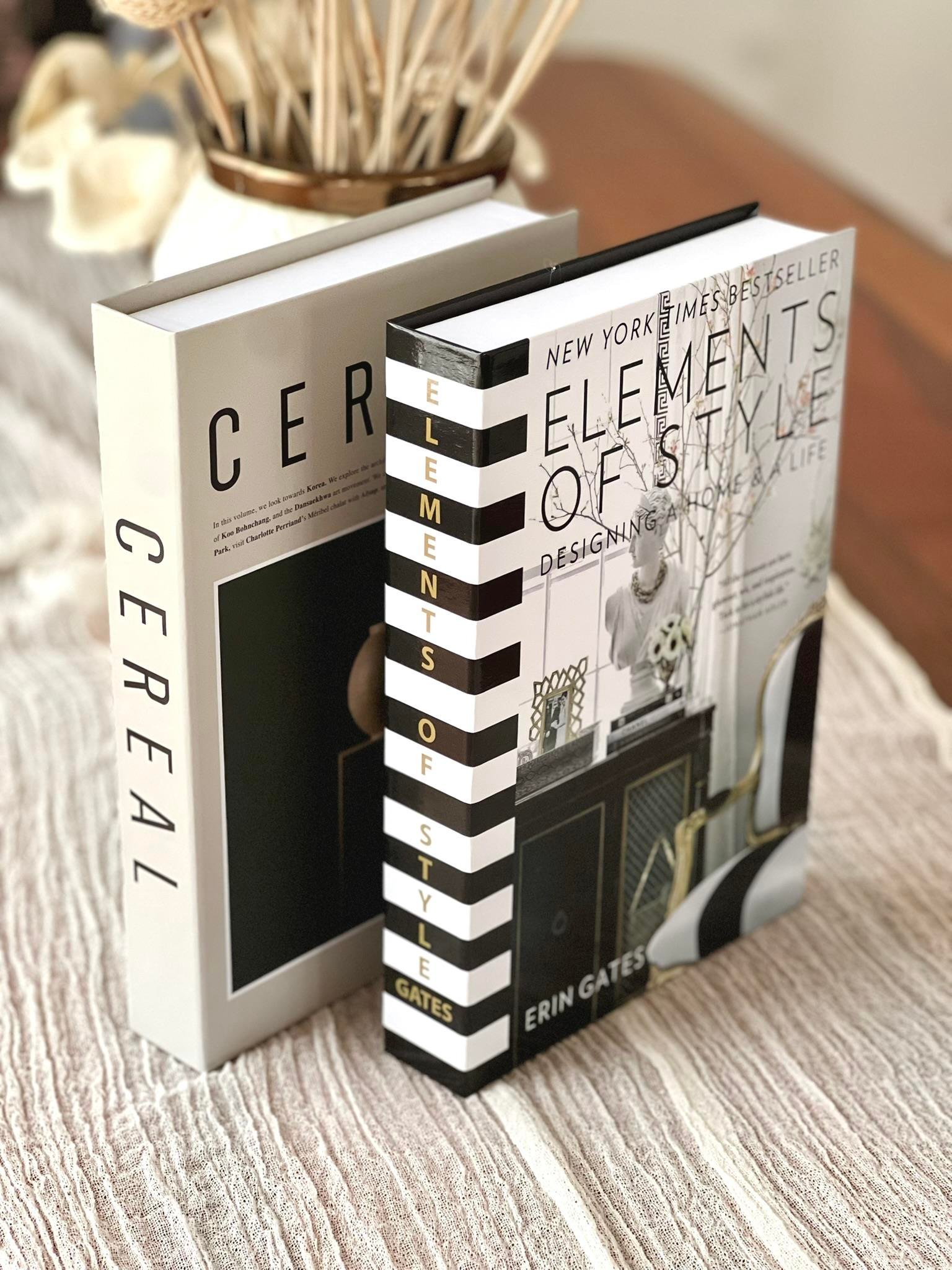 Dekoratif Kitap Kutu 2'li Set (C/EL)