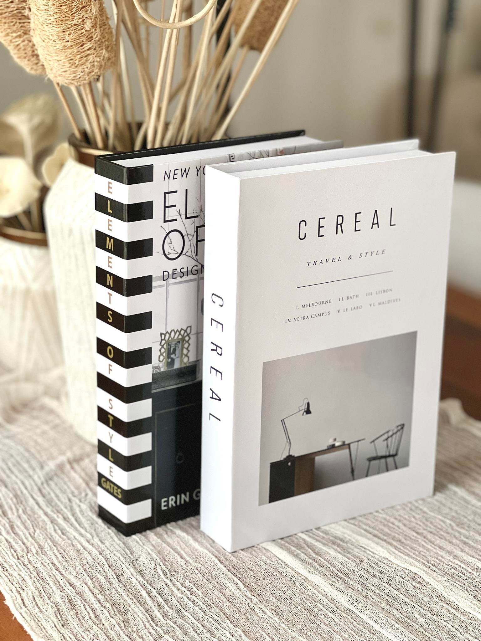 Dekoratif Kitap Kutu 2'li Set (EL/CE)