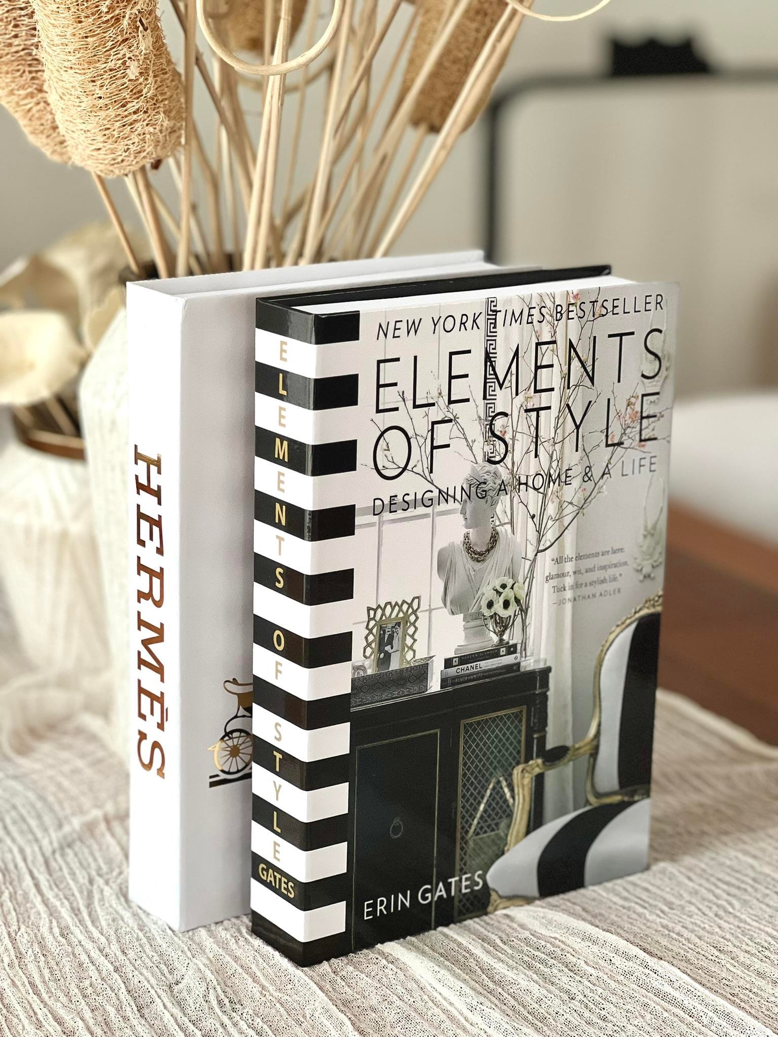 Dekoratif Kitap Kutu 2'li Set (HE/EL)