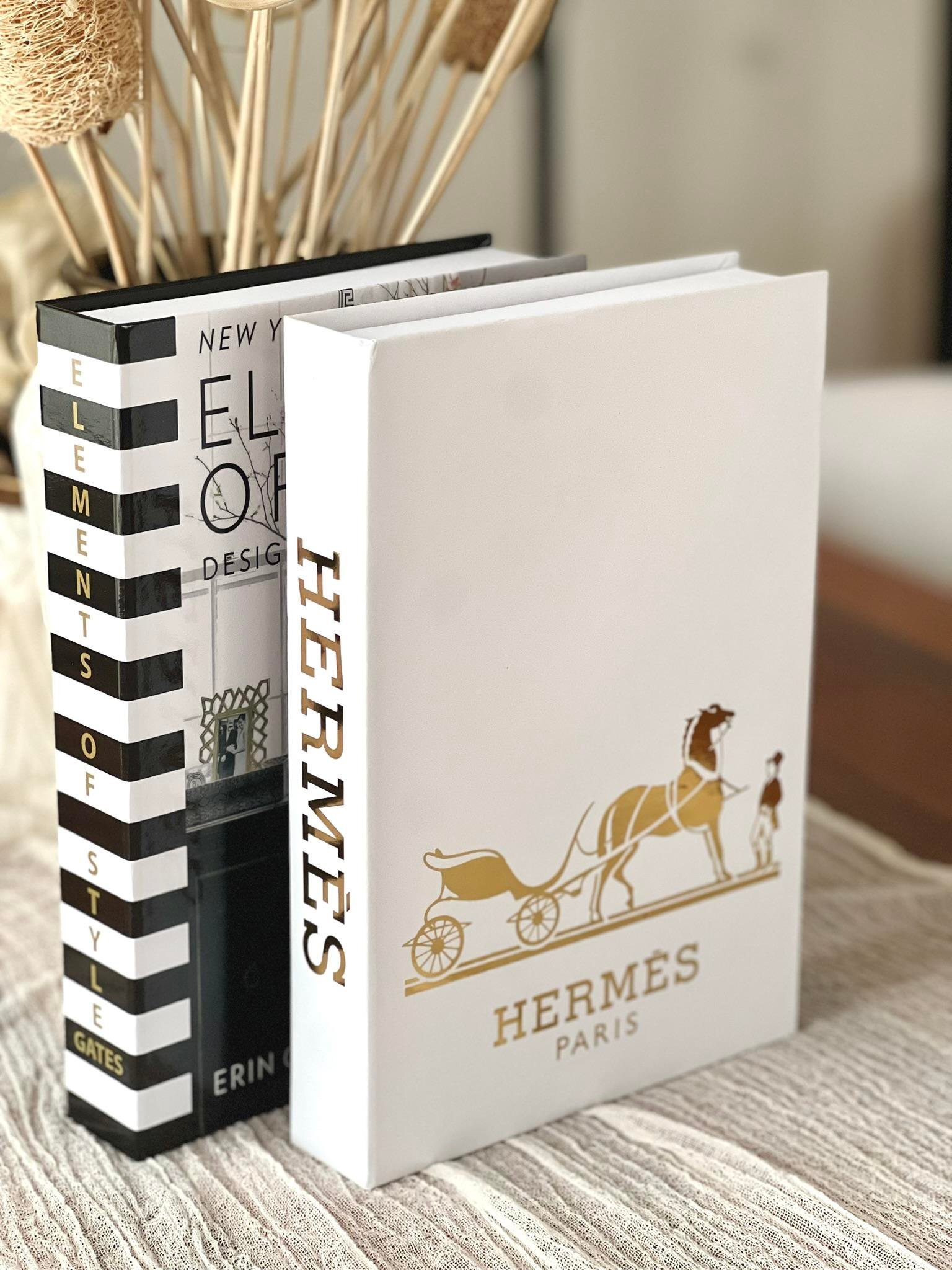 Dekoratif Kitap Kutu 2'li Set (HE/EL)