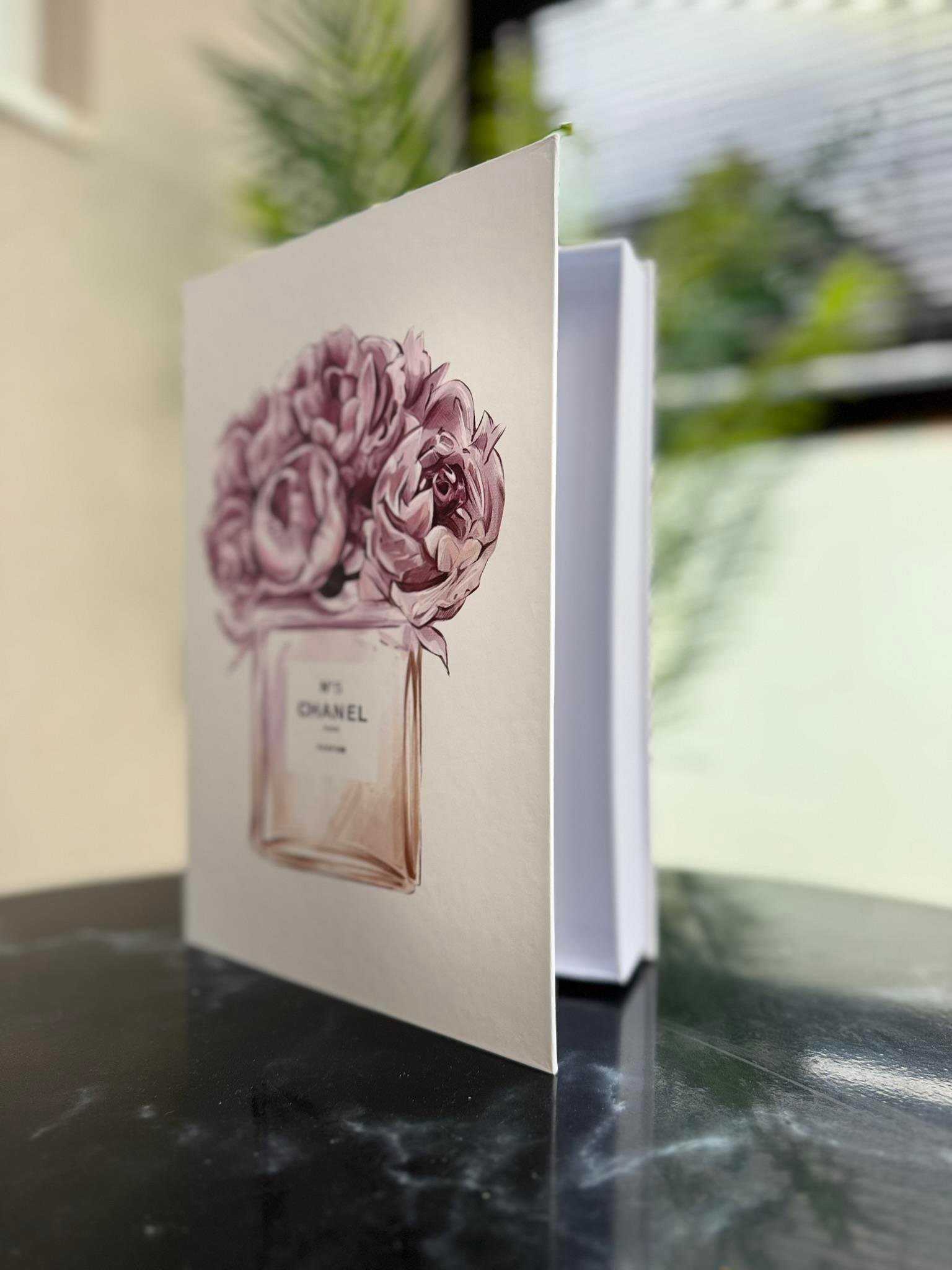 N5 Chanel Yazılı Dekoratif Kitap Kutu