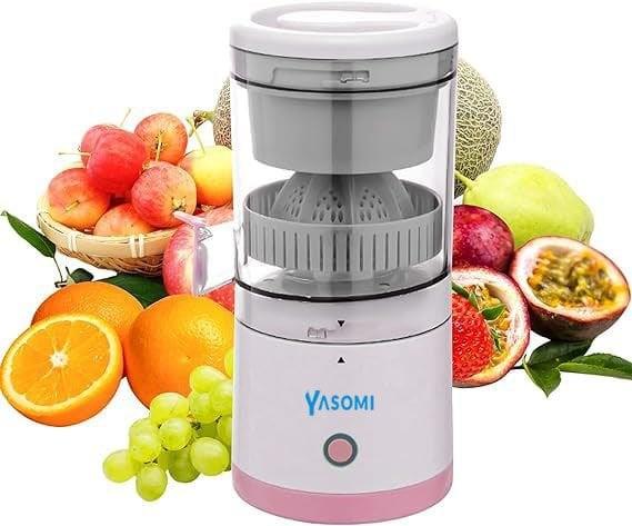 Yasomi Citromix Taşınabilir Usb Şarjlı Mini Narenciye Ve Meyve Sıkacağı (Pembe)