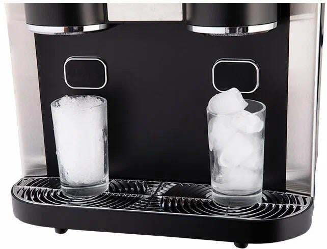 Yasomi Coolmaster ZBS15 3in1 Küp & Kırılmış Buz, Soğuk Su LCD Dokunmatik Inox Gövde 2l Tanklı Buz Makinesi