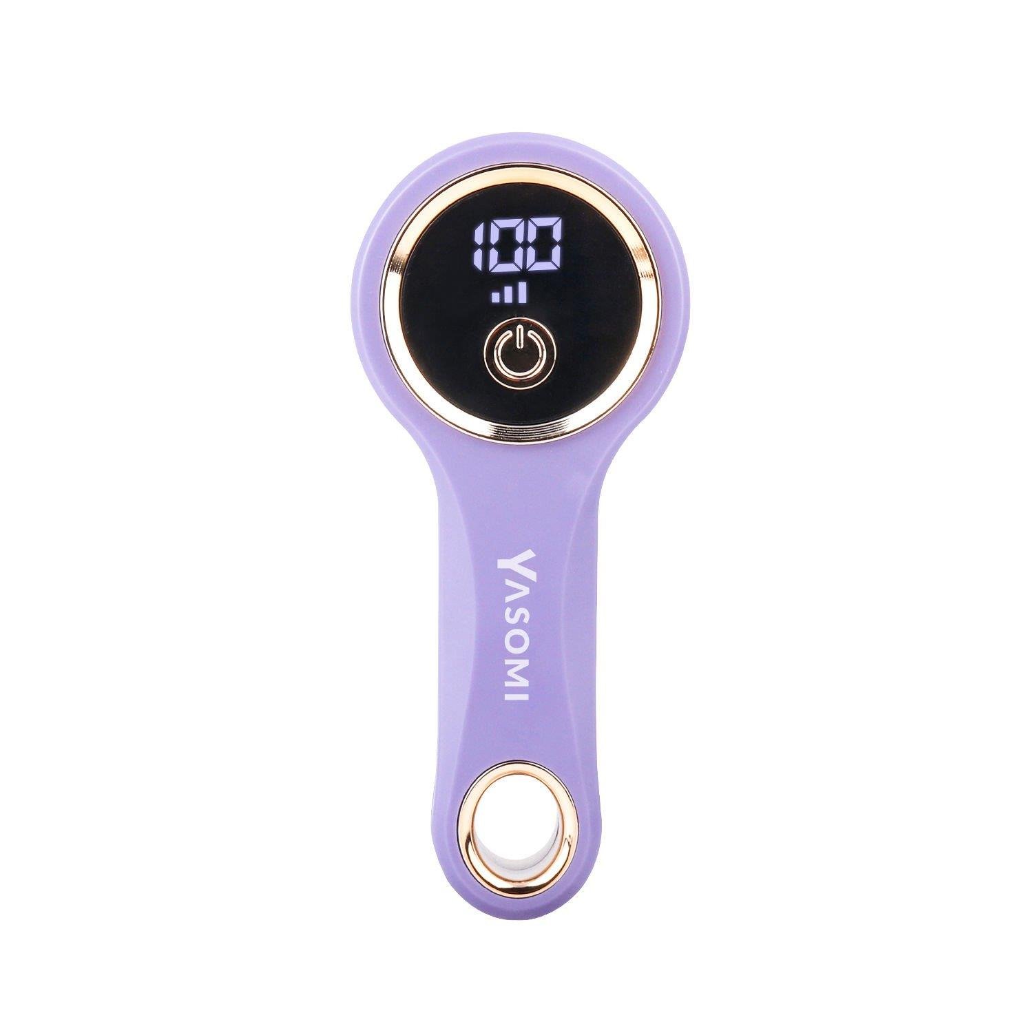 Yasomi DN-31 QuilMate Usb Şarj Edilebilir LED Ekran Tiftik Kazak ve Mobilya Tüy Toplama Makinesi (mor)