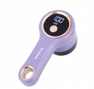 Yasomi DN-31 QuilMate Usb Şarj Edilebilir LED Ekran Tiftik Kazak ve Mobilya Tüy Toplama Makinesi (mor)