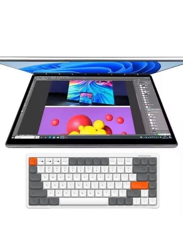 Yasomi Dual-Tech Ds135s Çift Ekran 16 GB Ram Alder Lake N100 2TB SSD Dizüstü Bilgisayar (Siyah)