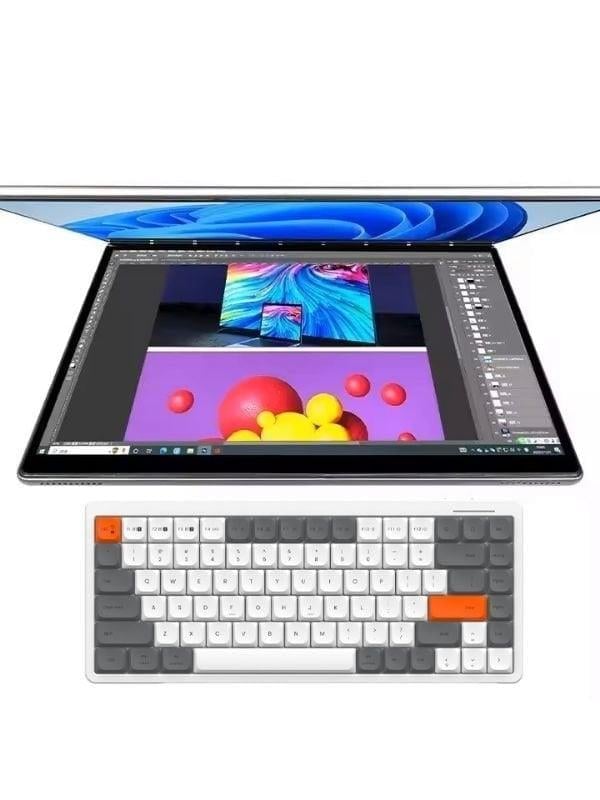 Yasomi Dual-Tech Ds135s Çift Ekran 16 GB Ram Alder Lake N100 2TB SSD Dizüstü Bilgisayar (Turuncu)