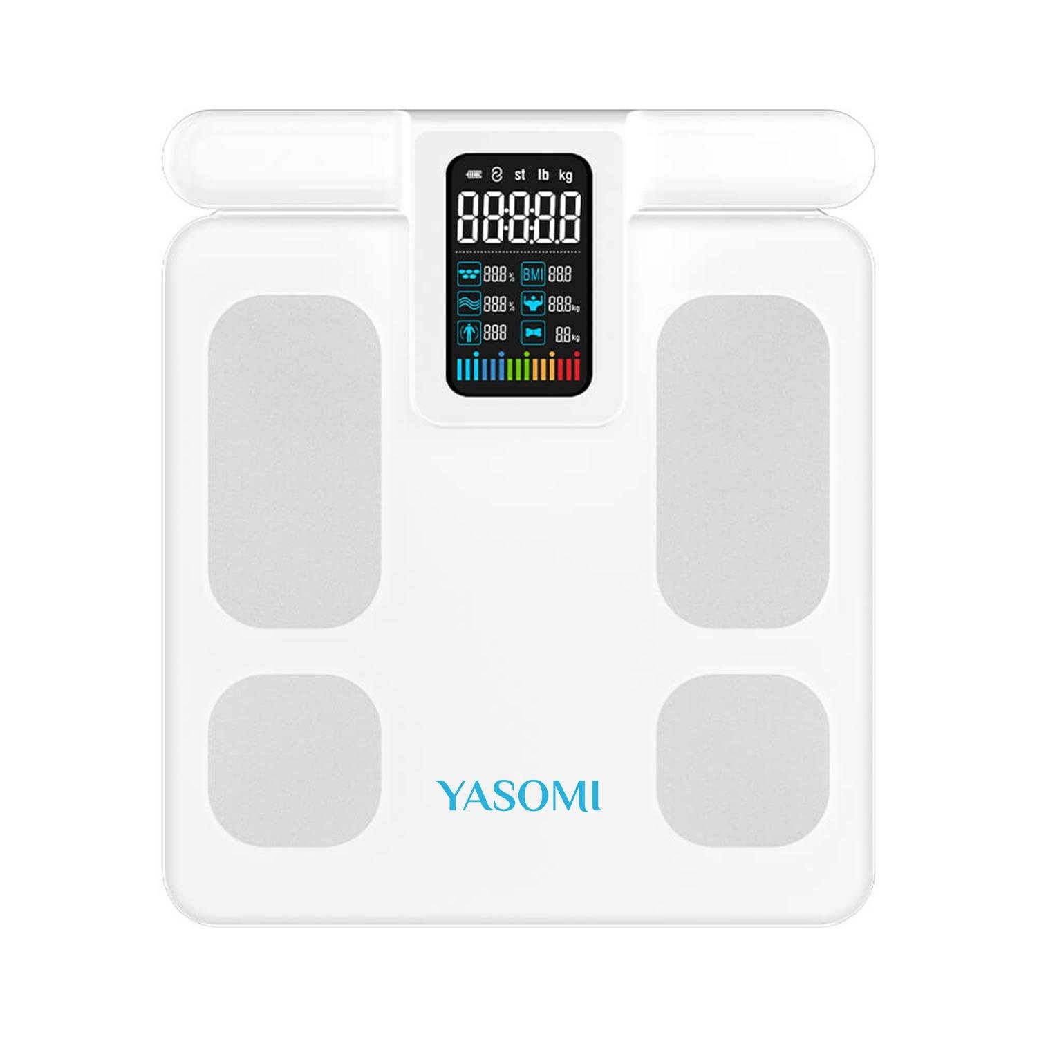 Yasomi FG2015 Mobil Uygulamalı Akıllı Tüm Vücut Analiz Tartısı