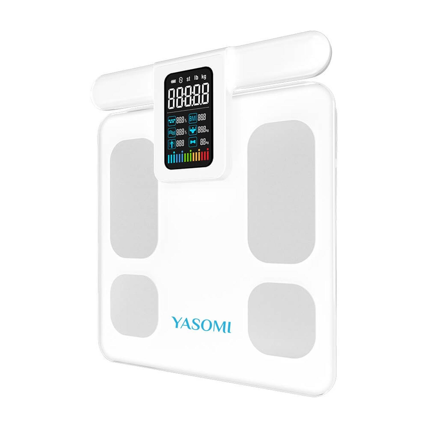 Yasomi FG2015 Mobil Uygulamalı Akıllı Tüm Vücut Analiz Tartısı