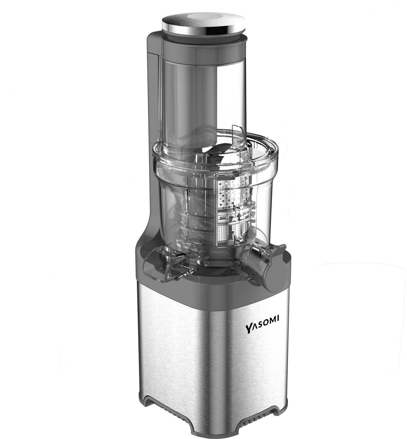 Yasomi FruitForce 8 Segment 180W Katı Meyve ve Sebze Sıkacağı (gri)