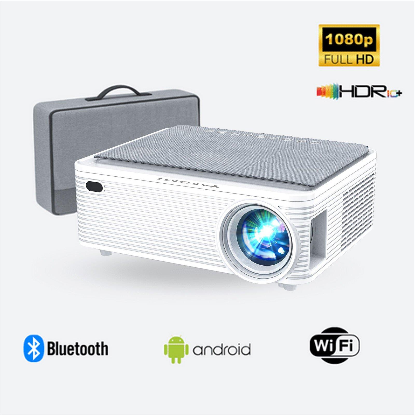 Yasomi Optive X5 1080P Full HD WIFI ve Bluetooth Destekli Uzaktan Kumandalı Projeksiyon Cihazı