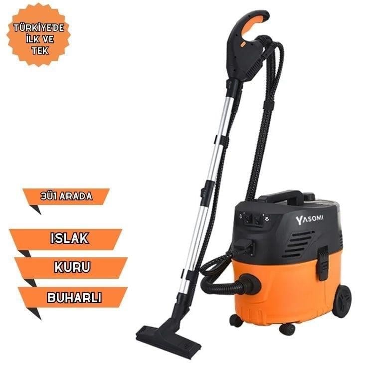 Yasomi Polish Vacum Cleaner Islak Kuru Tam Koruma Buharlı Temizleyici