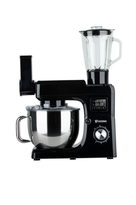 Yasomi Sm 1511bml Led Ekranlı Kıyma Çekme Aparatlı Blender Stand Mikser Mutfak Şefi (Siyah)