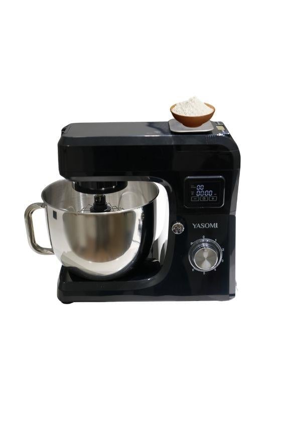 Yasomi Sm 1511bml Led Ekranlı Kıyma Çekme Aparatlı Blender Stand Mikser Mutfak Şefi (Siyah)