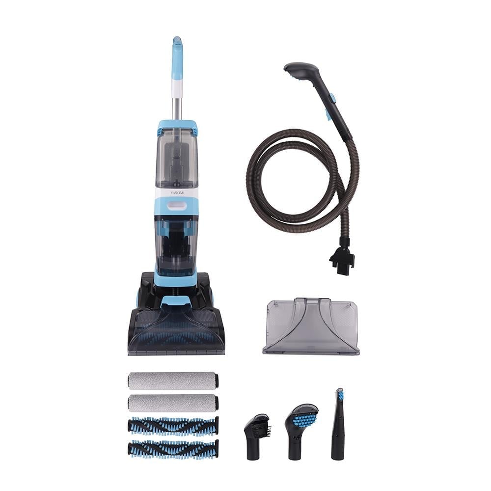 Yasomi T20 Pro HydroStream 1000W Islak & Kuru Halı ve Döşeme Yıkama Makinesi – 20kPa Emiş, 3.7L Su Tankı, Derin Temizlik, Taşınabilir