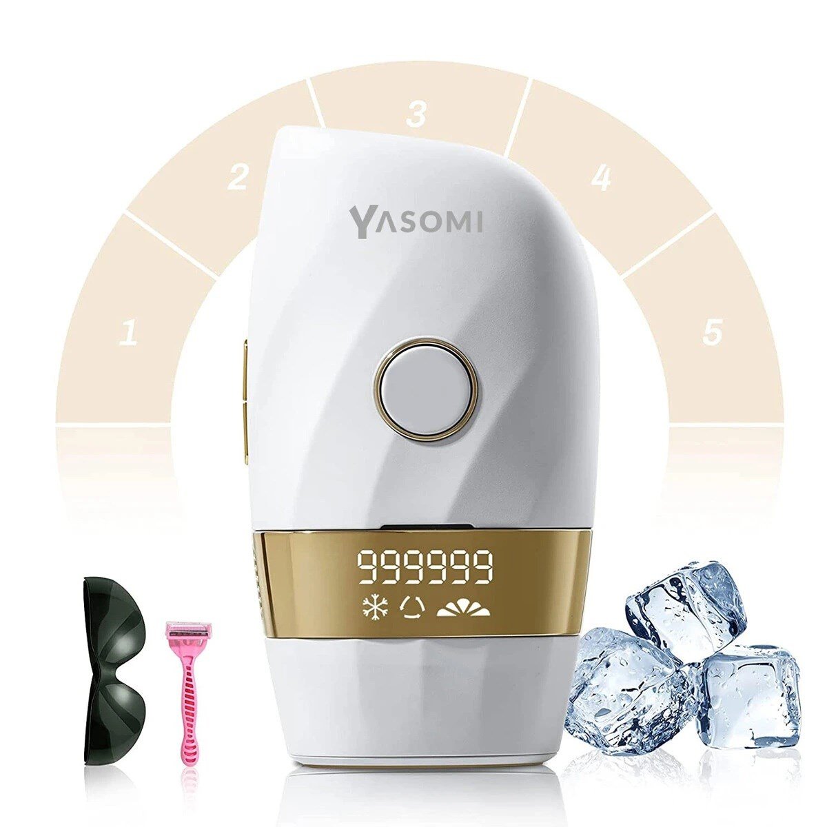 YASOMI TM003 ICE COOL BEYAZ EPILASYON CİHAZI