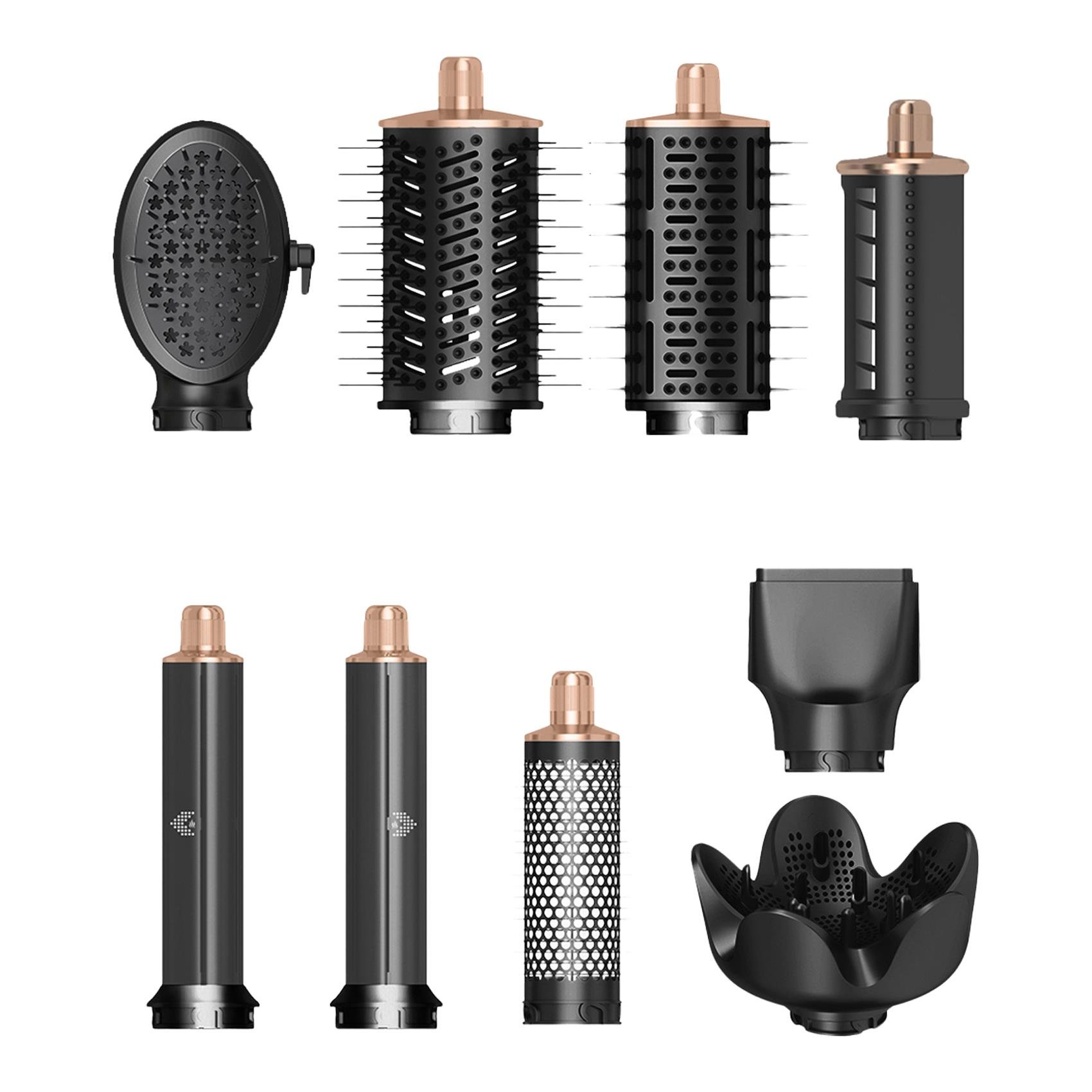 Yasomi Witero 9in1 Ultra Airwrap Multi-Styler Sıcak-Soğuk Hava Üflemeli Siyah Saç Şekillendirme Cihazı