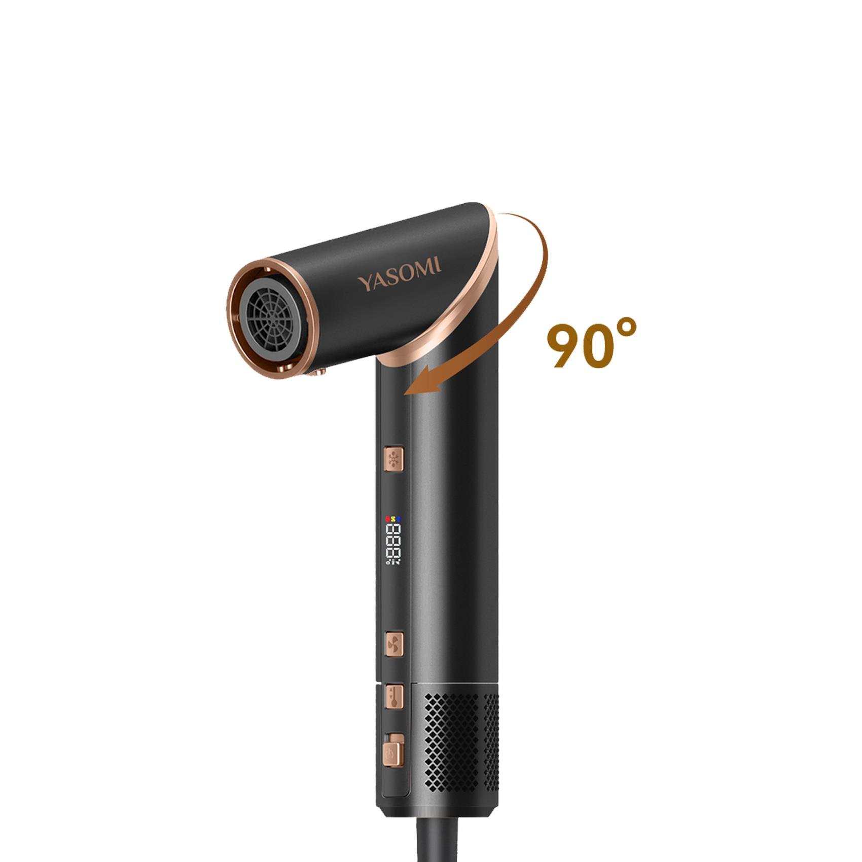 Yasomi Witero 9in1 Ultra Airwrap Multi-Styler Sıcak-Soğuk Hava Üflemeli Siyah Saç Şekillendirme Cihazı