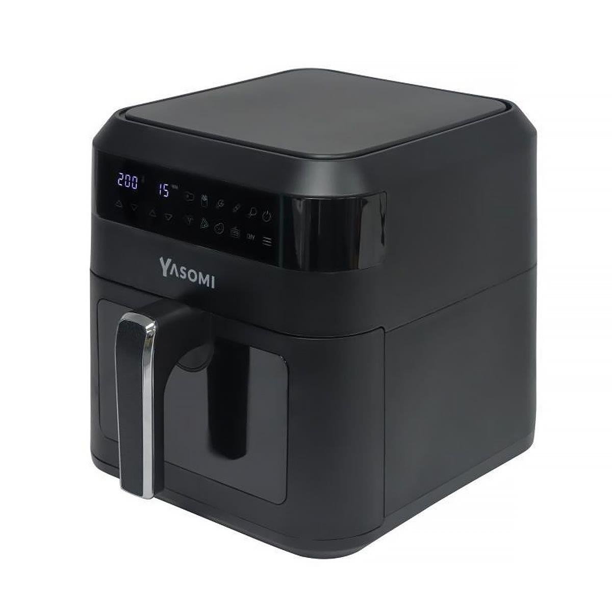 Yasomi Y60 Airfryer 1300w 6 Lt Akıllı Fritöz Siyah ( Türkiye Garantili)