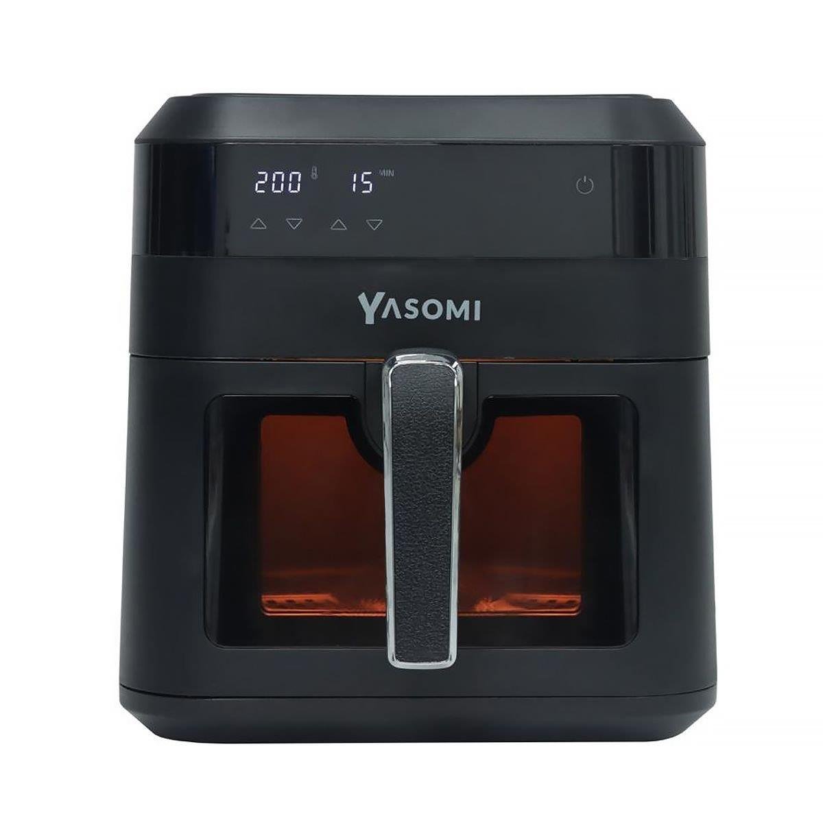 Yasomi Y60 Airfryer 1300w 6 Lt Akıllı Fritöz Siyah ( Türkiye Garantili)