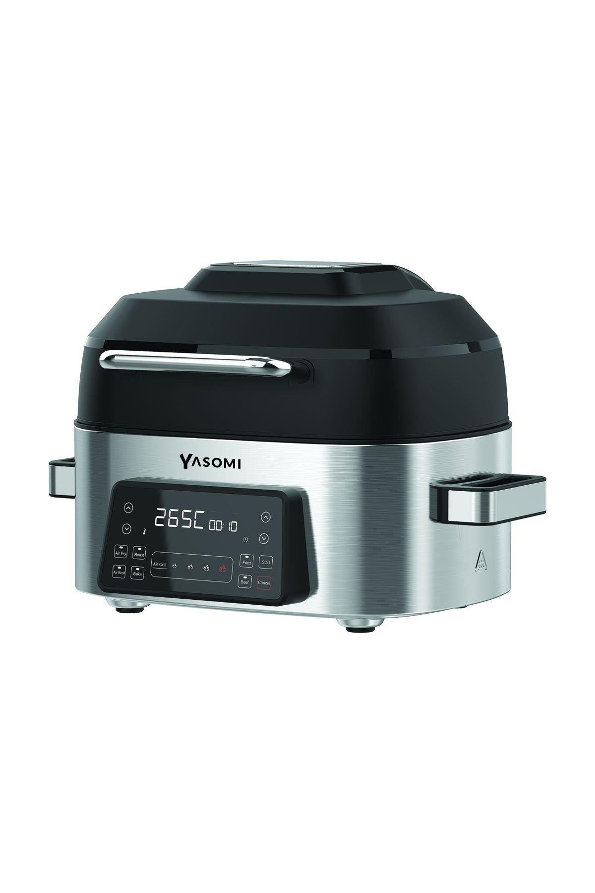 Yasomi Y75 2 In 1 Airfryer Grill Combo Fritöz Ve Izgara 6 L ( Türkiye Garantili)