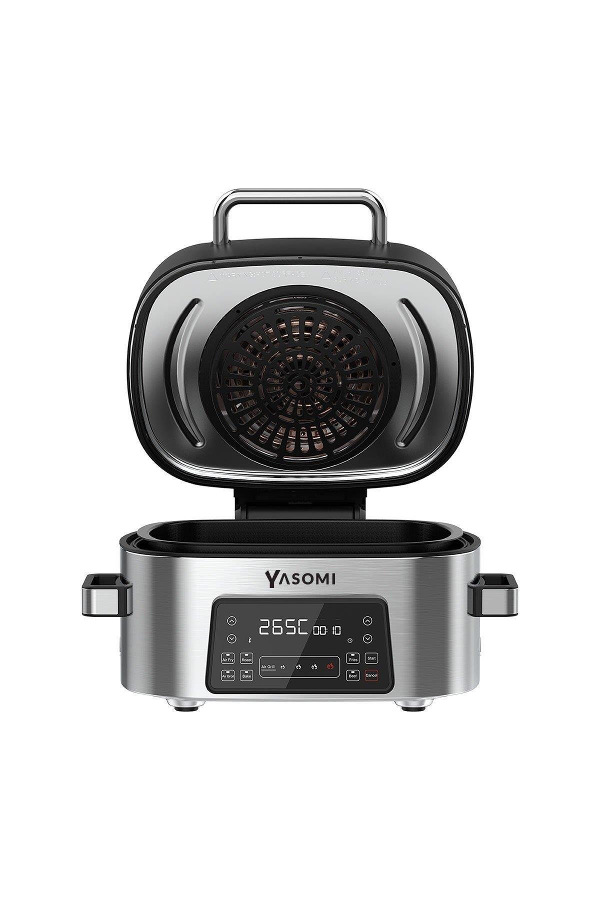 Yasomi Y75 2 In 1 Airfryer Grill Combo Fritöz Ve Izgara 6 L ( Türkiye Garantili)