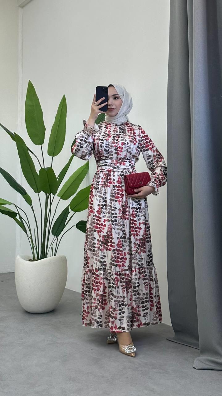 BAHAR ELBİSE KIRMIZI 