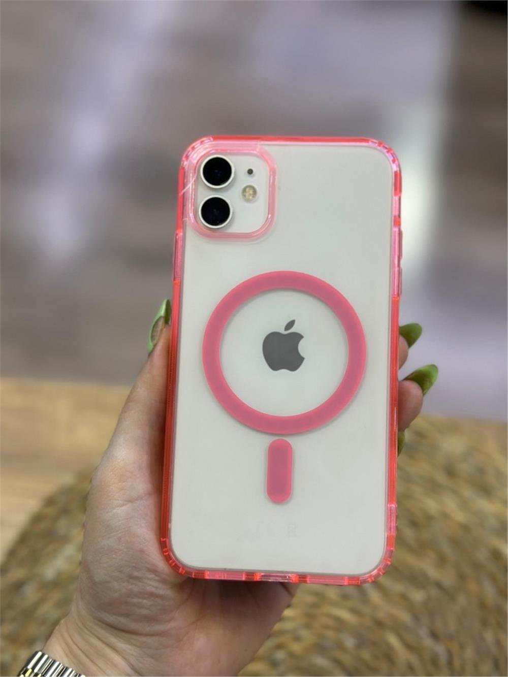 iPhone 11 Kılıf - MagSafe Şarj, Arkası Mika