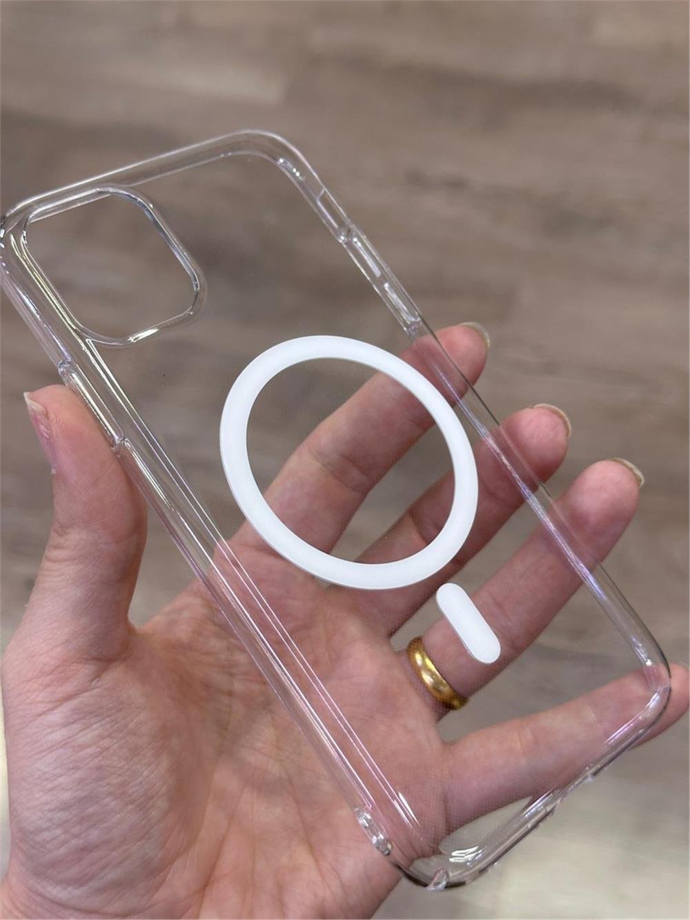 iPhone 11 Kılıf - Sararmaz Şeffaf Mika, MagSafe Şarj, Komple Sert, Ultra İnce