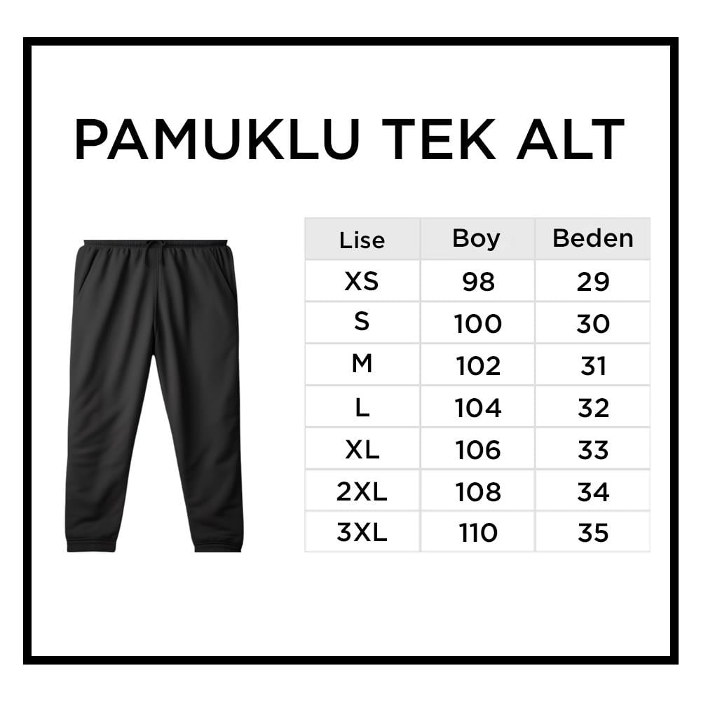 Şükrü Şenkaya Anadolu Lisesi Pamuklu Eşofman Tek Alt