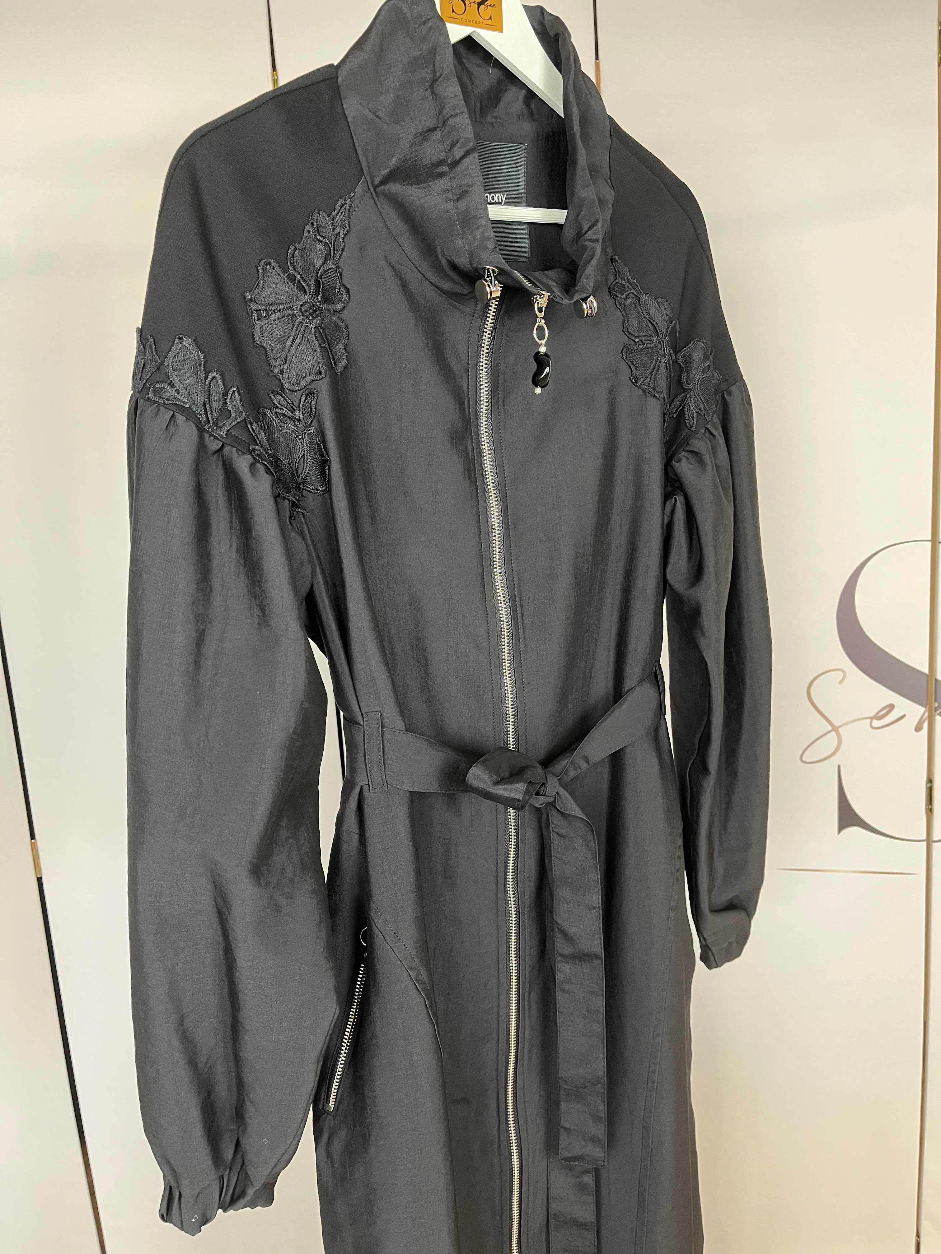 DANTEL DETAYLI TRENÇKOT