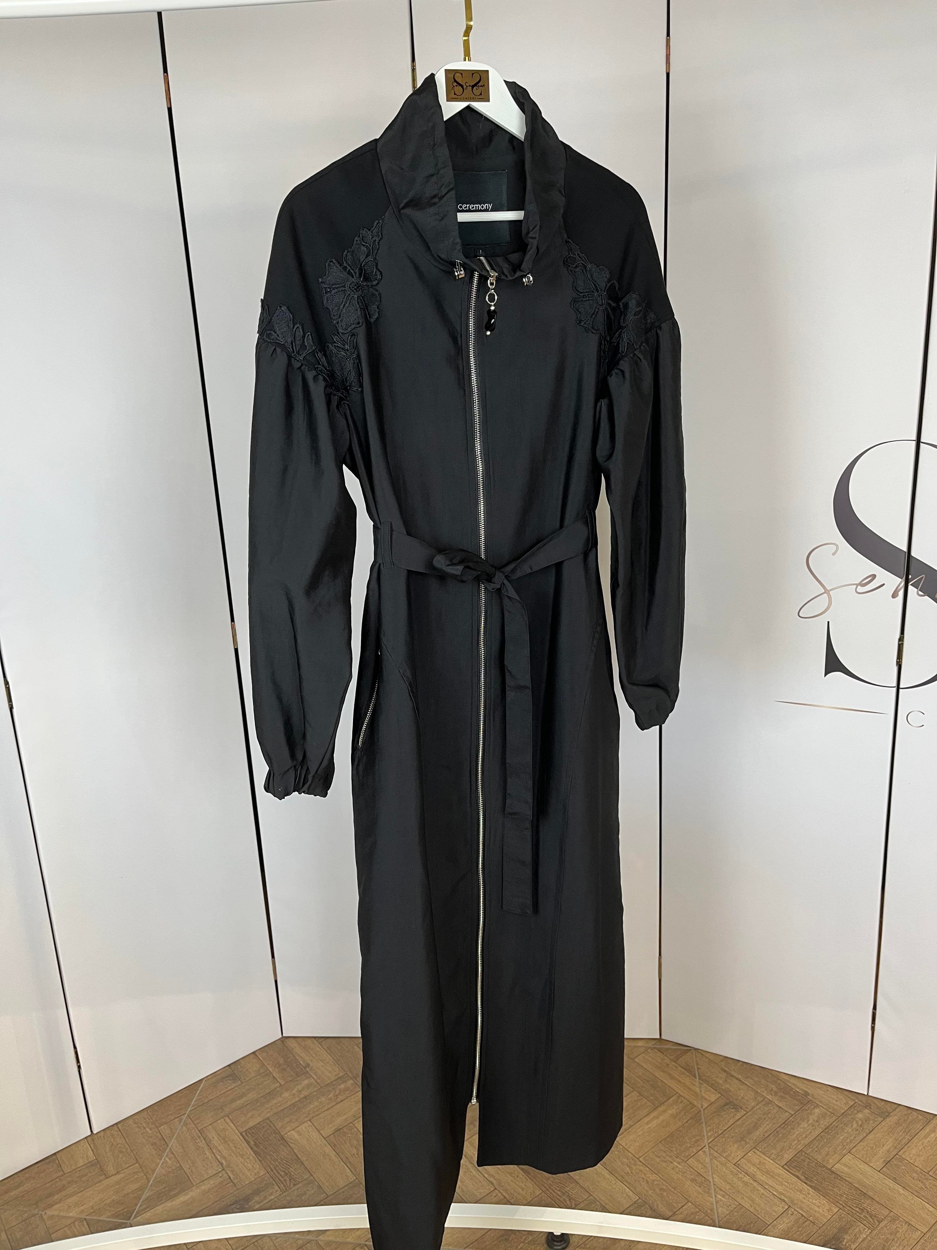 DANTEL DETAYLI TRENÇKOT