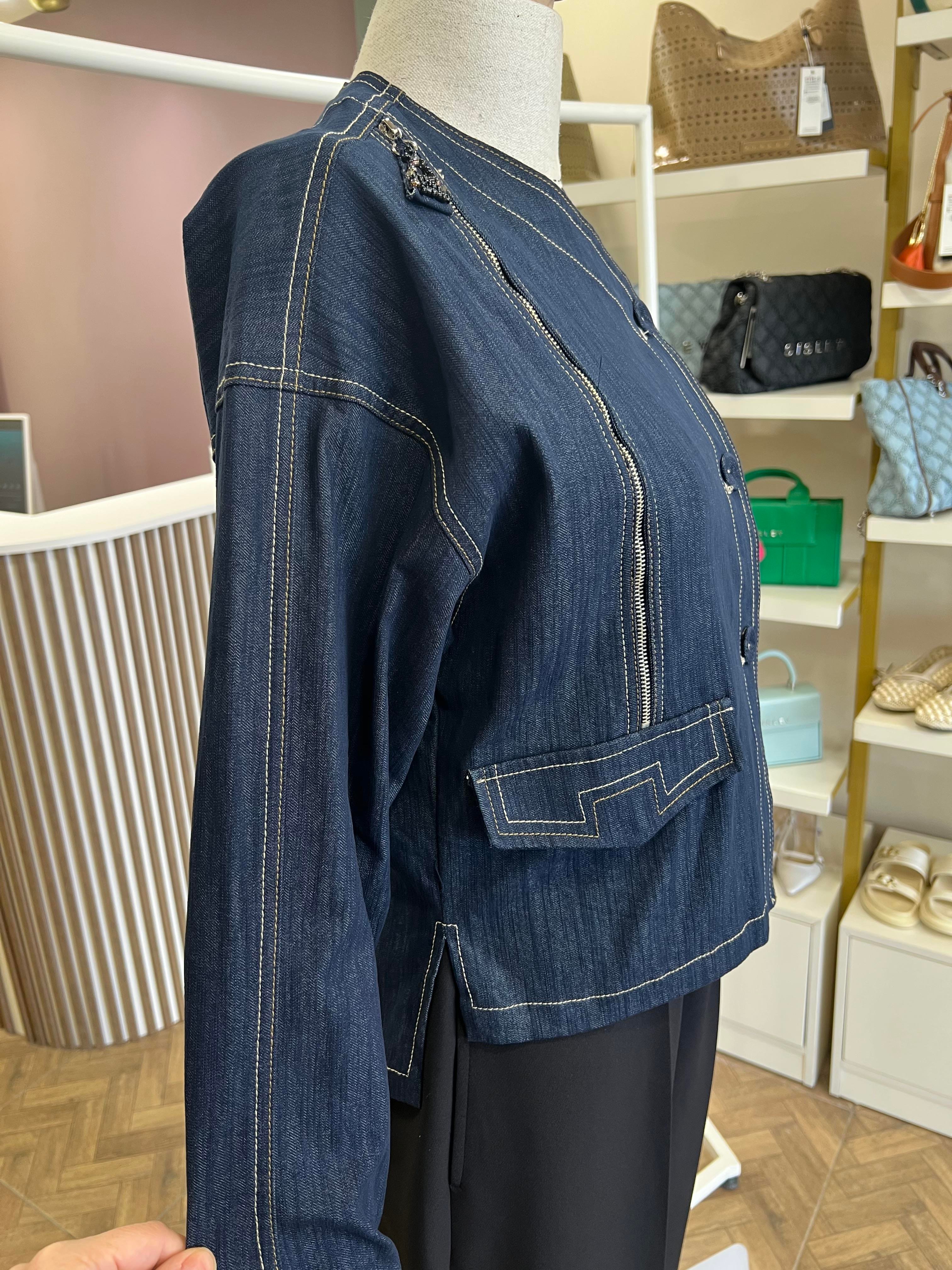 KRUVAZE KAPAMA DENİM CEKET