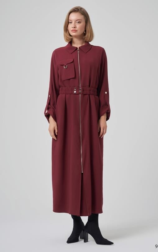 NUSS KEMERLİ ELBİSE