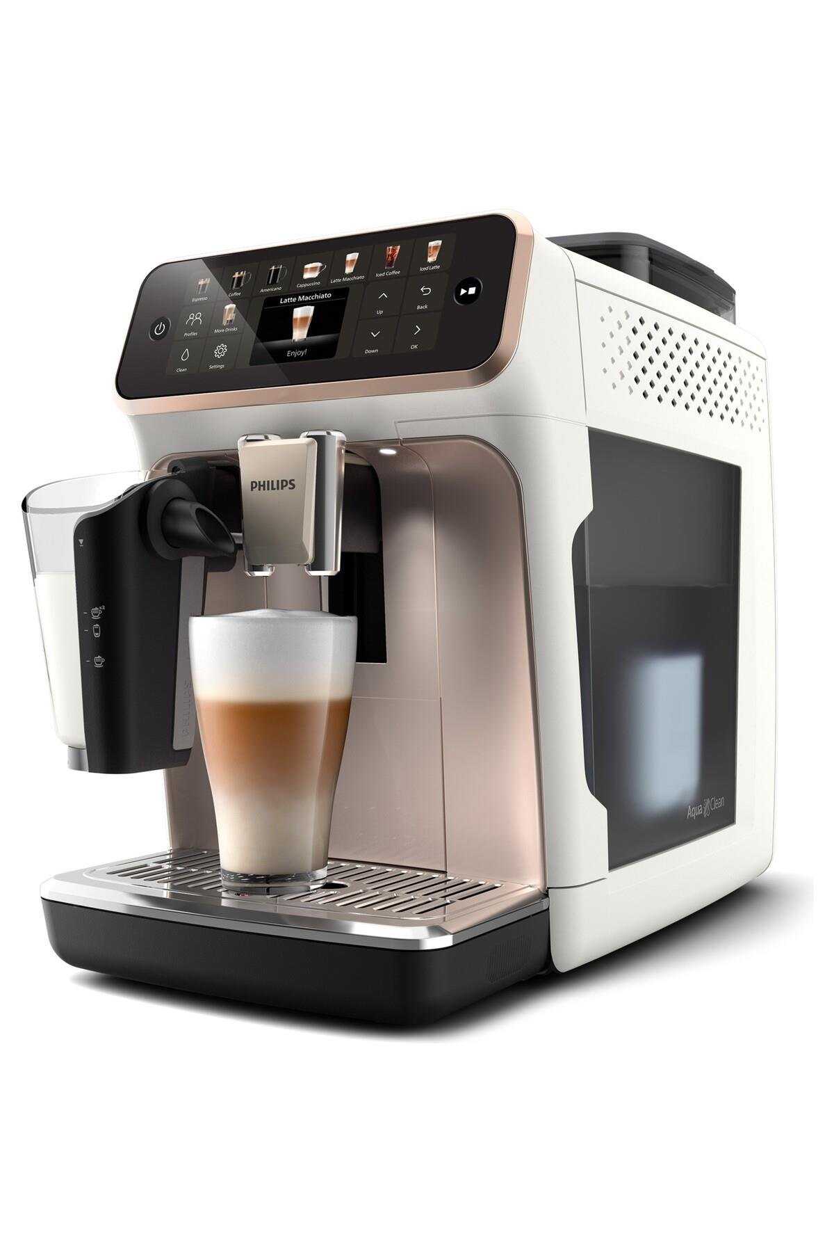 5500 Serisi LatteGo Tam Otomatik Espresso Makinesi, 20 Sıcak ve Soğuk İçecek, EP5543/80